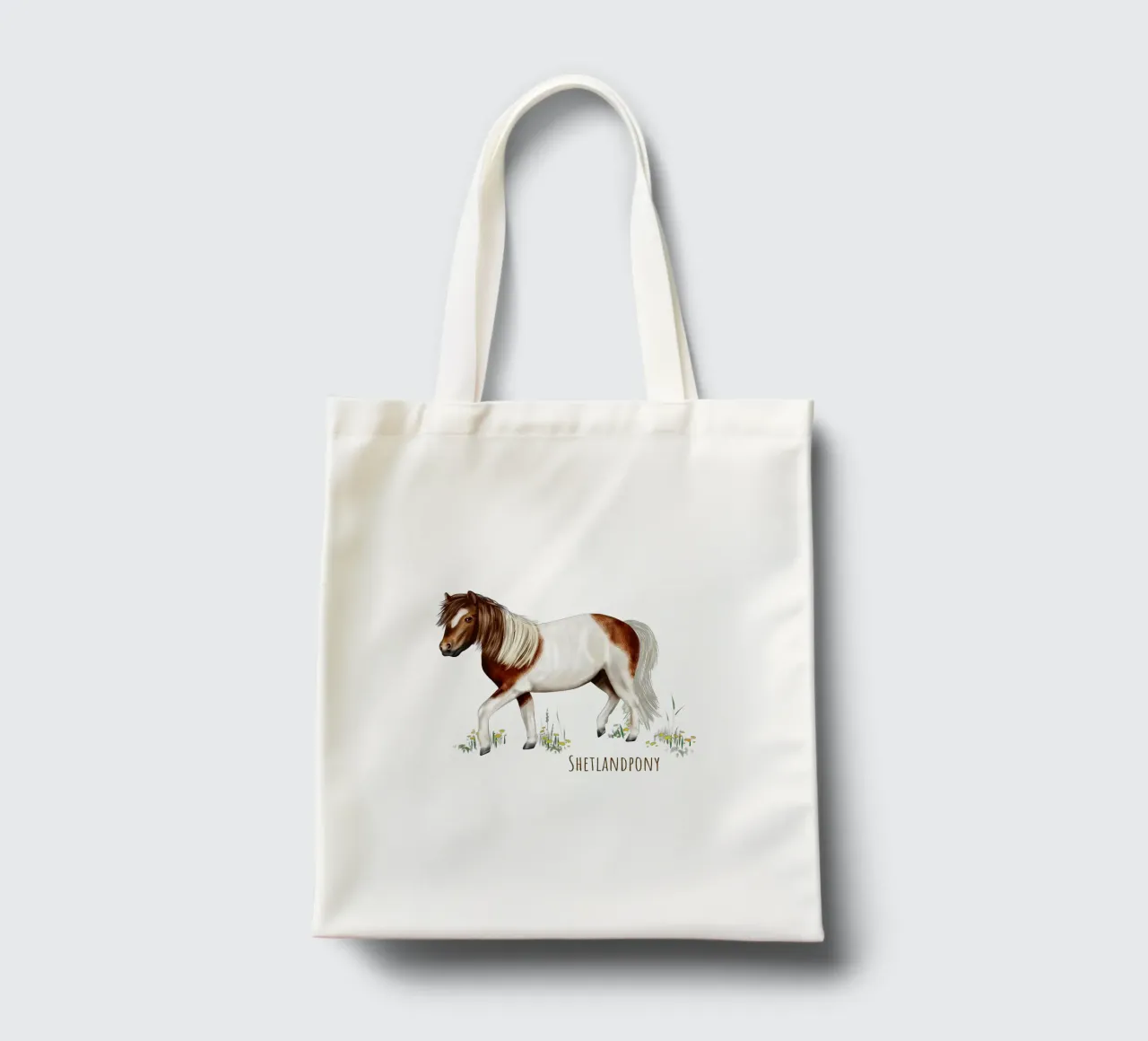 Shetlandpony tote bag by Moonlit Illustrations