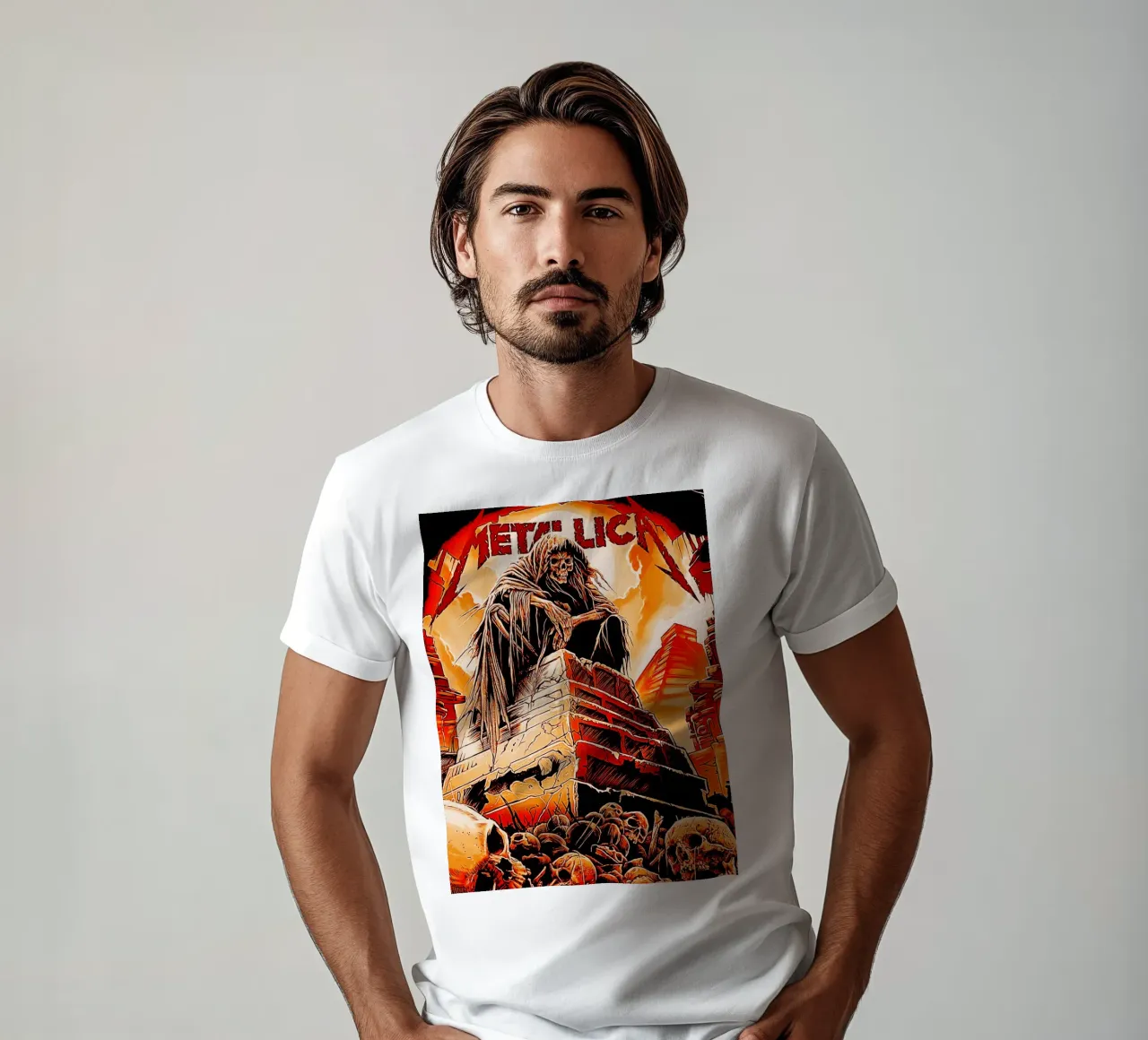 metallichead band rock 12 t-shirt by music soul