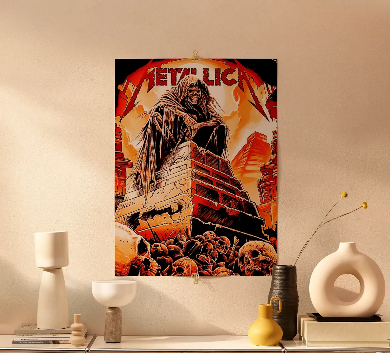 metallichead band rock 12 hahnemühle by music soul