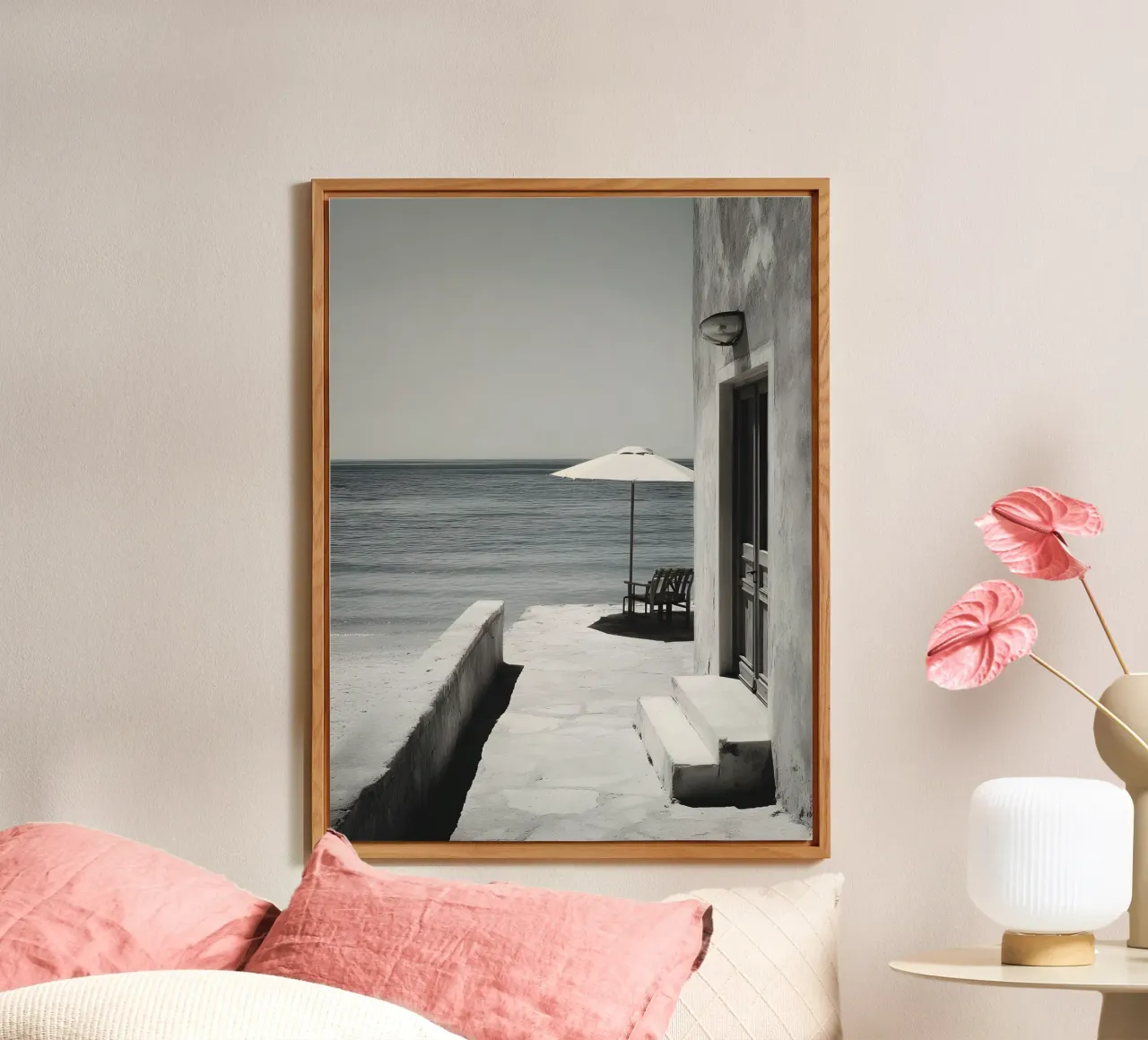 Mediterranean Beach alluminio dibond da Mononoir