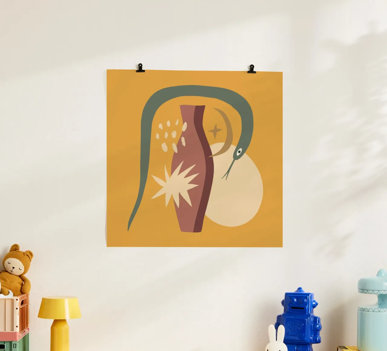 The Spirit Series No 24 poster con telaio in plastica da treechild