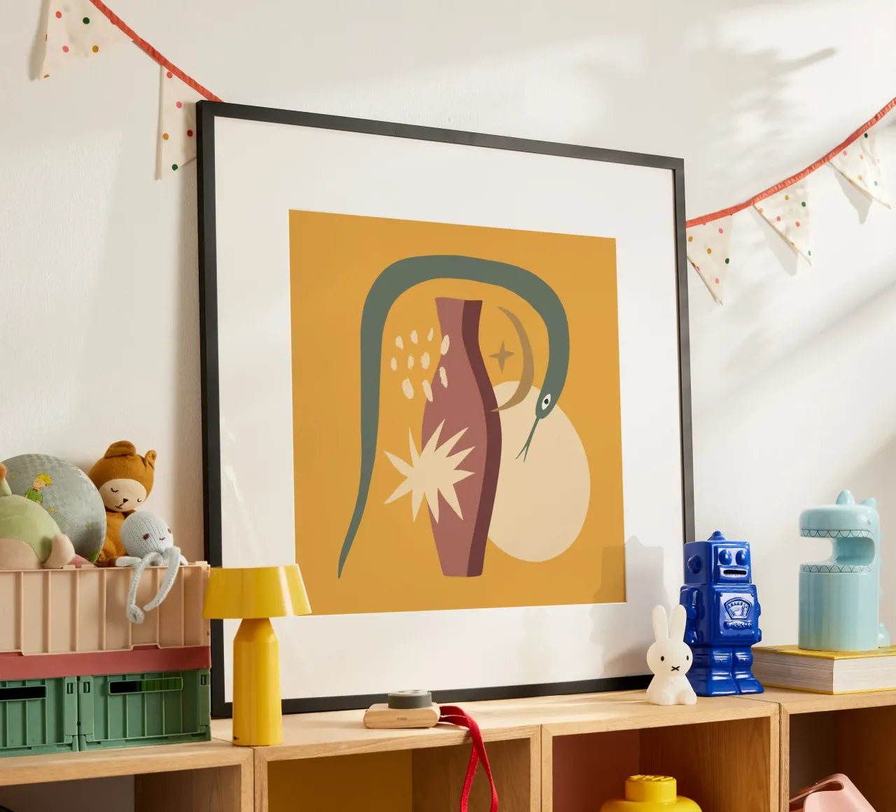 The Spirit Series No 24 poster con telaio in plastica da treechild