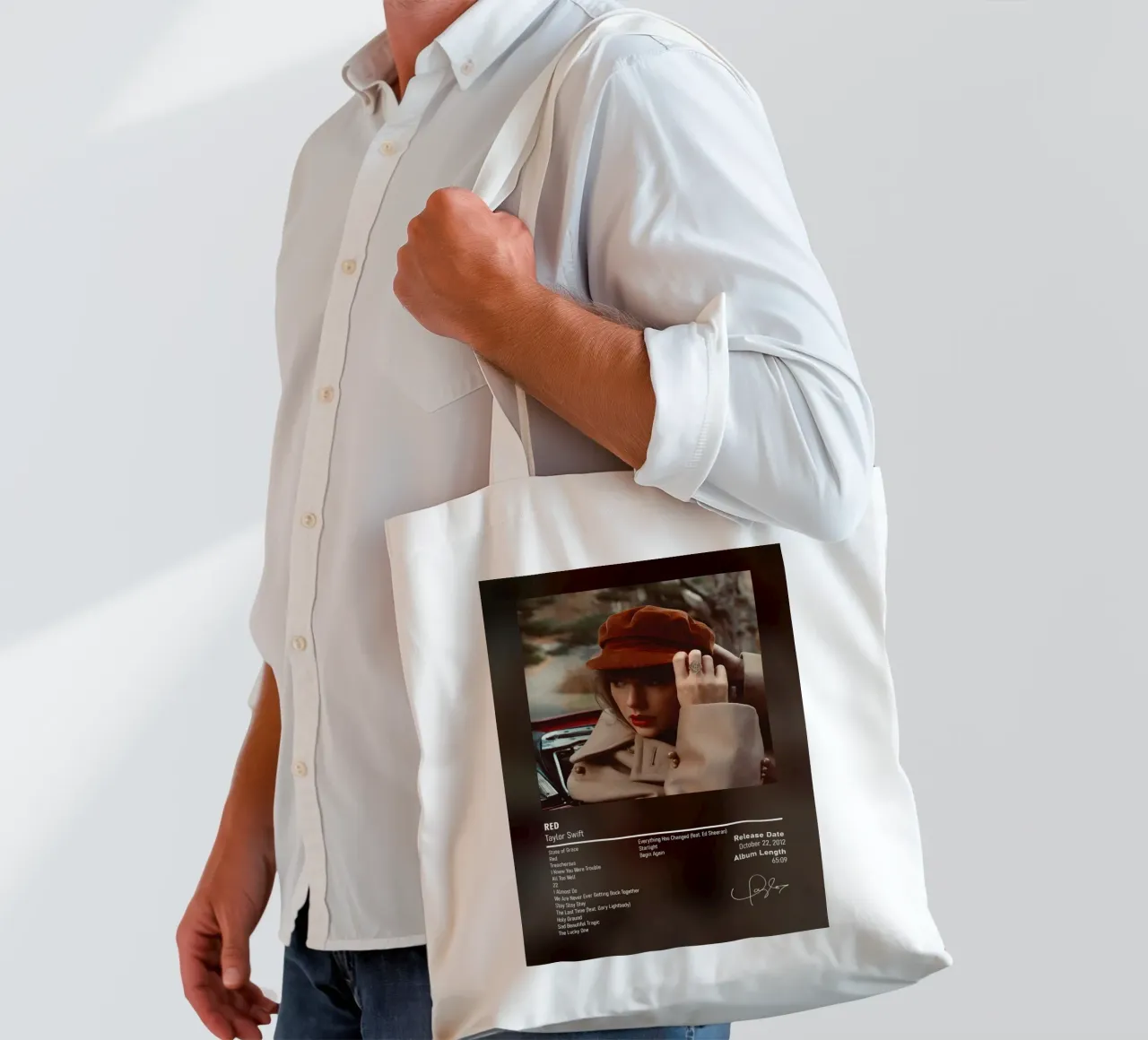 Red (2012) by Taylor Swift borsa in juta da DGUnder