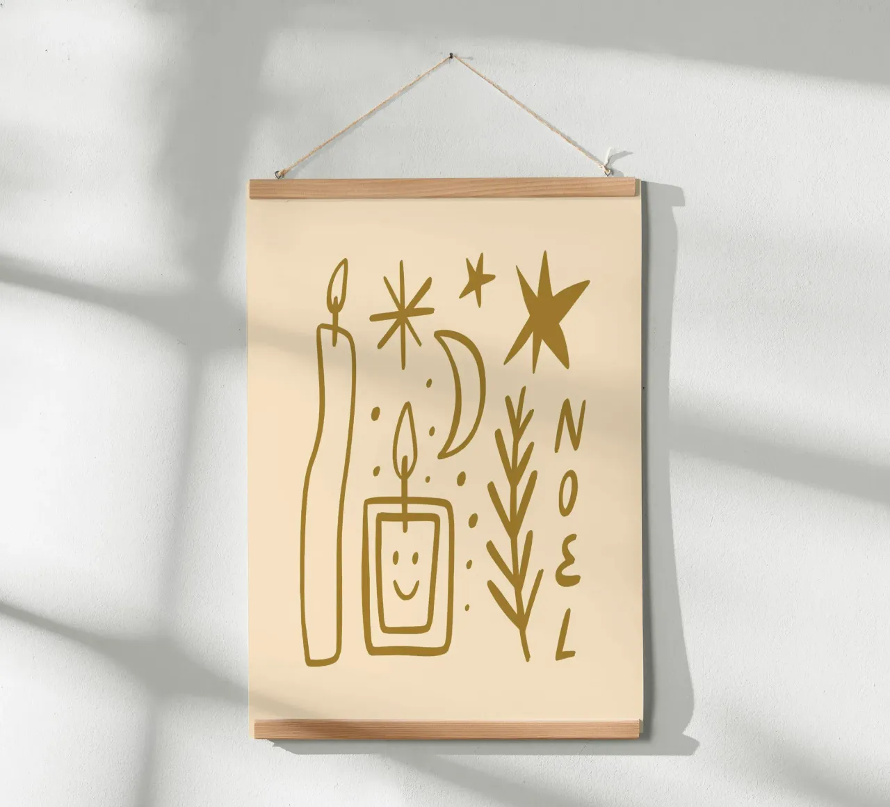 Happy Christmas No 02 carta hahnemühle da treechild