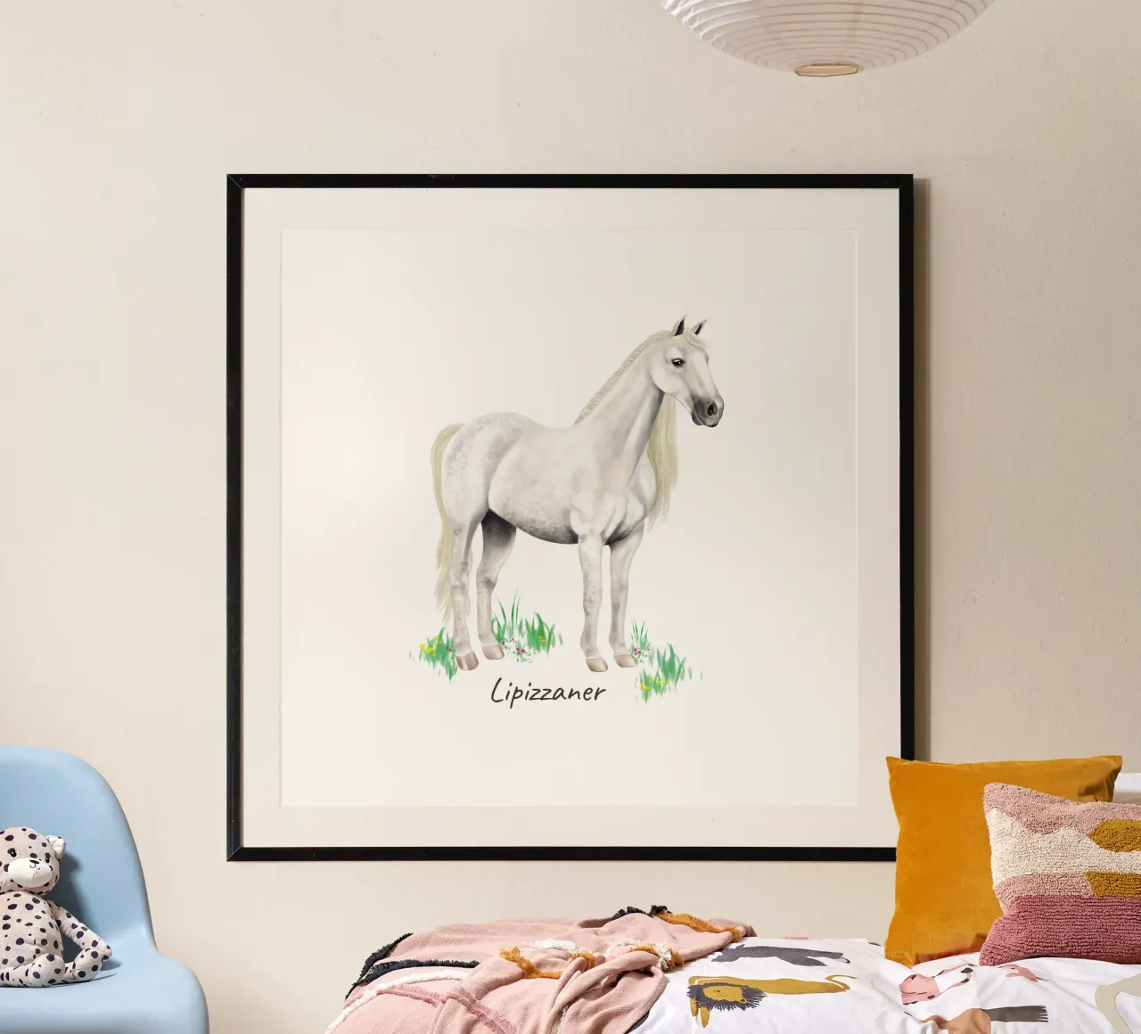 Lipizzaner carta hahnemühle da Moonlit Illustrations