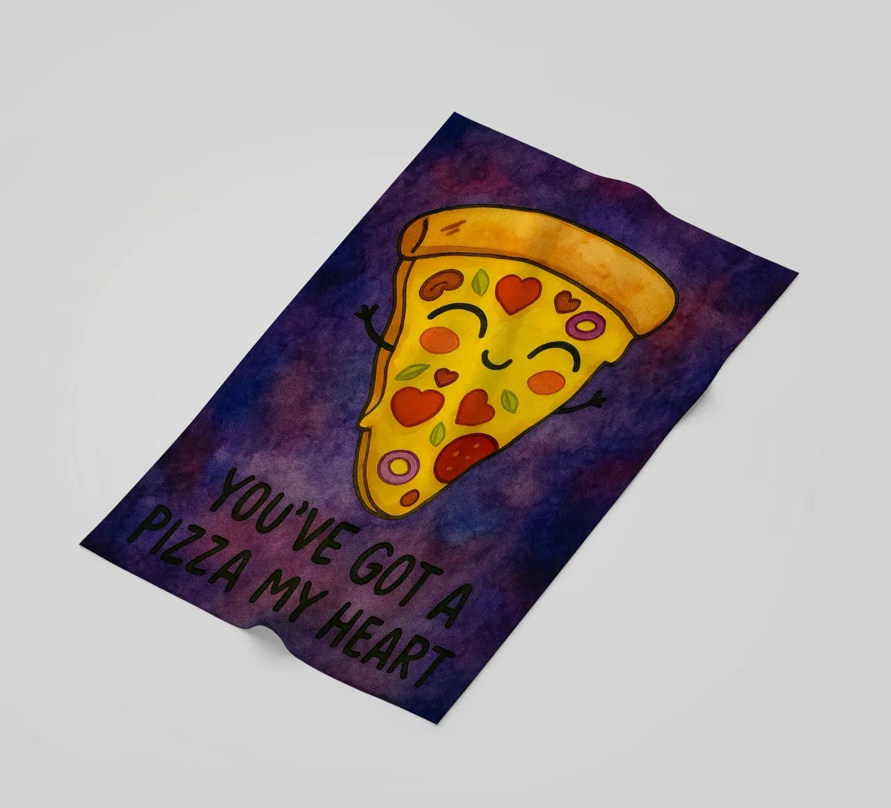 hai una pizza il mio cuore telo mare da Mirage