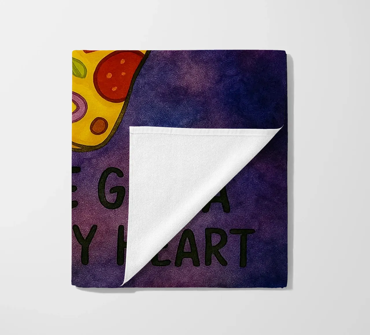 hai una pizza il mio cuore telo mare da Mirage
