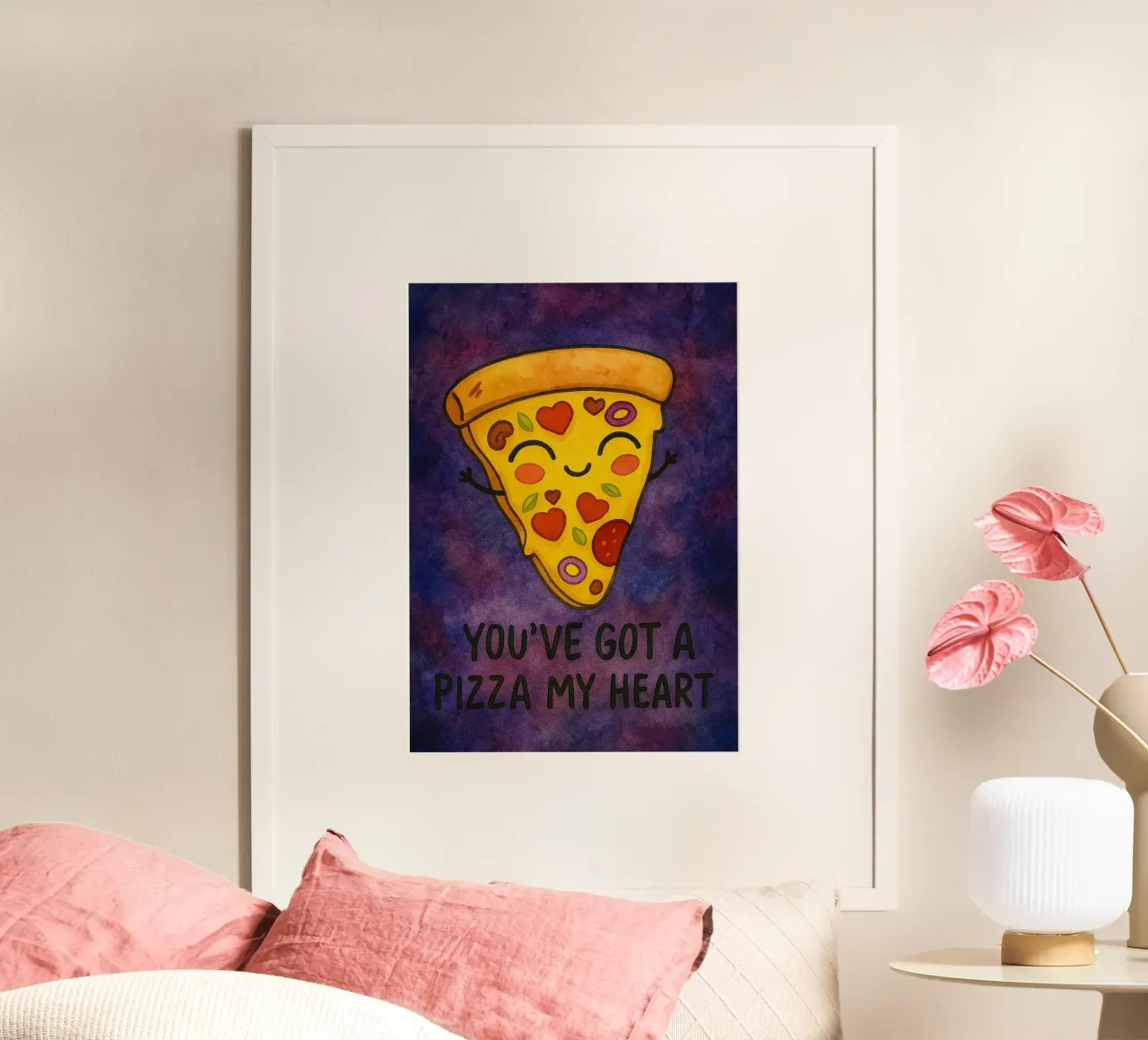 youve got a pizza my heart hahnemühle by Mirage