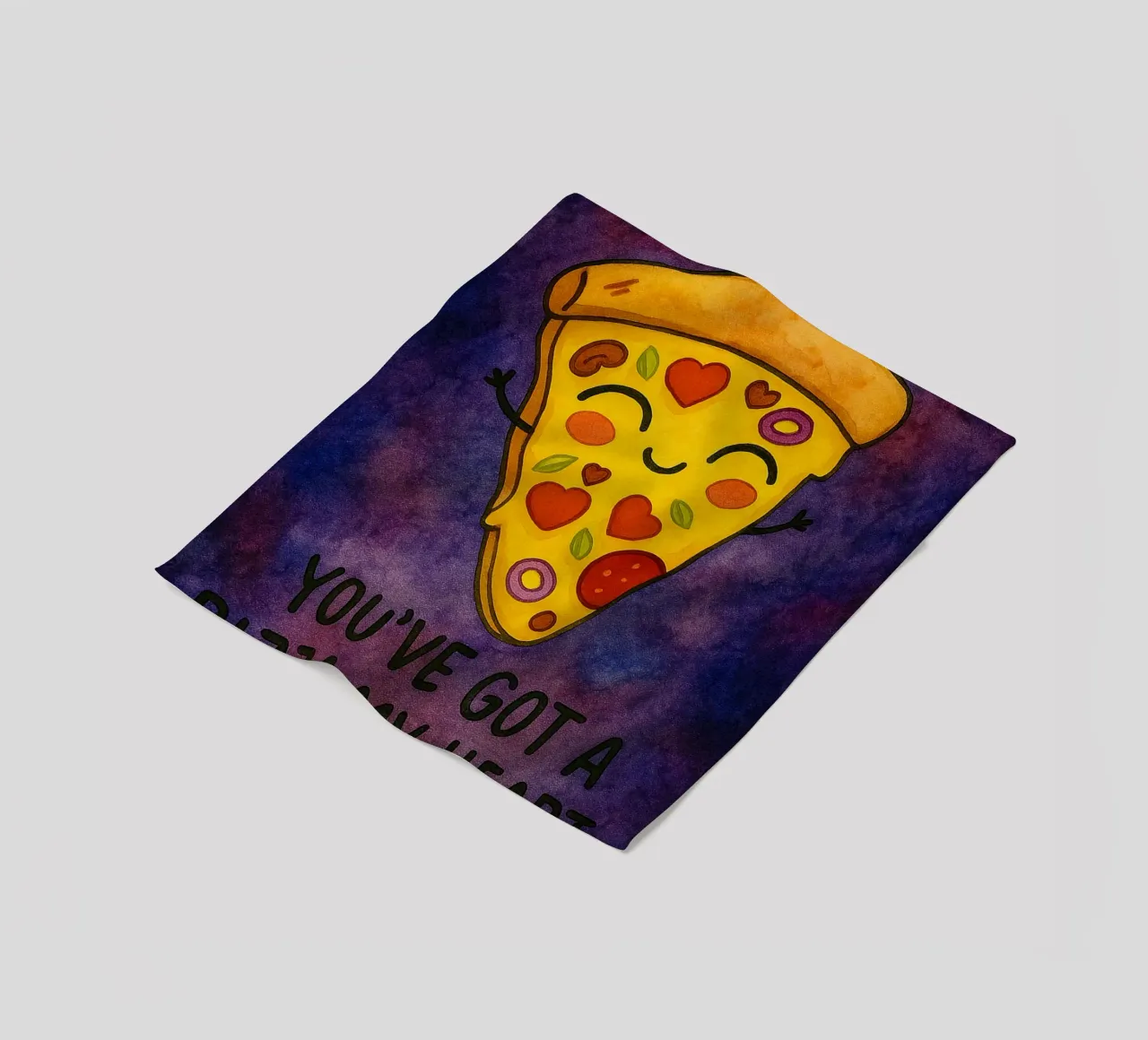 hai una pizza il mio cuore coperta in pile da Mirage