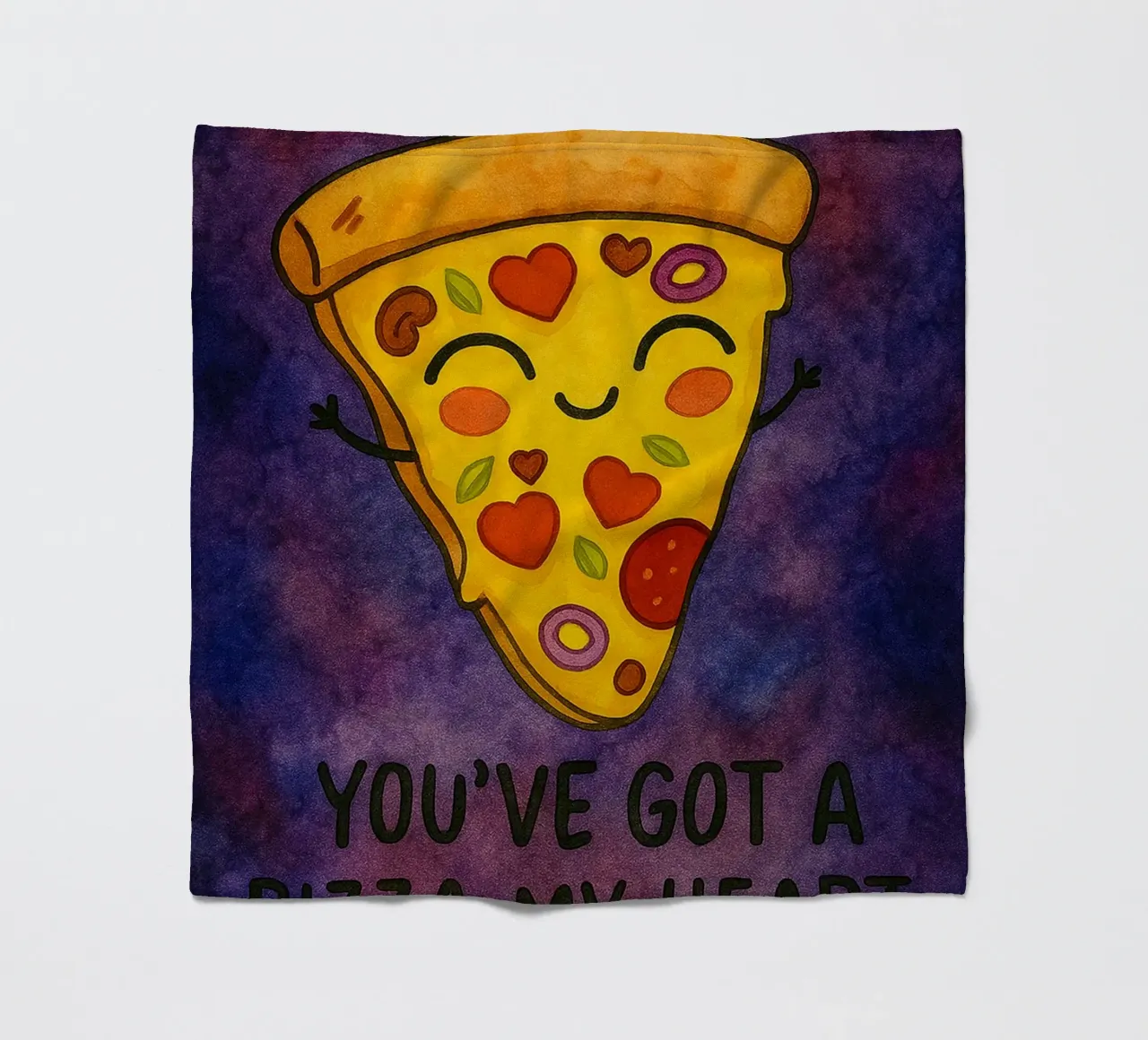 hai una pizza il mio cuore coperta in pile da Mirage