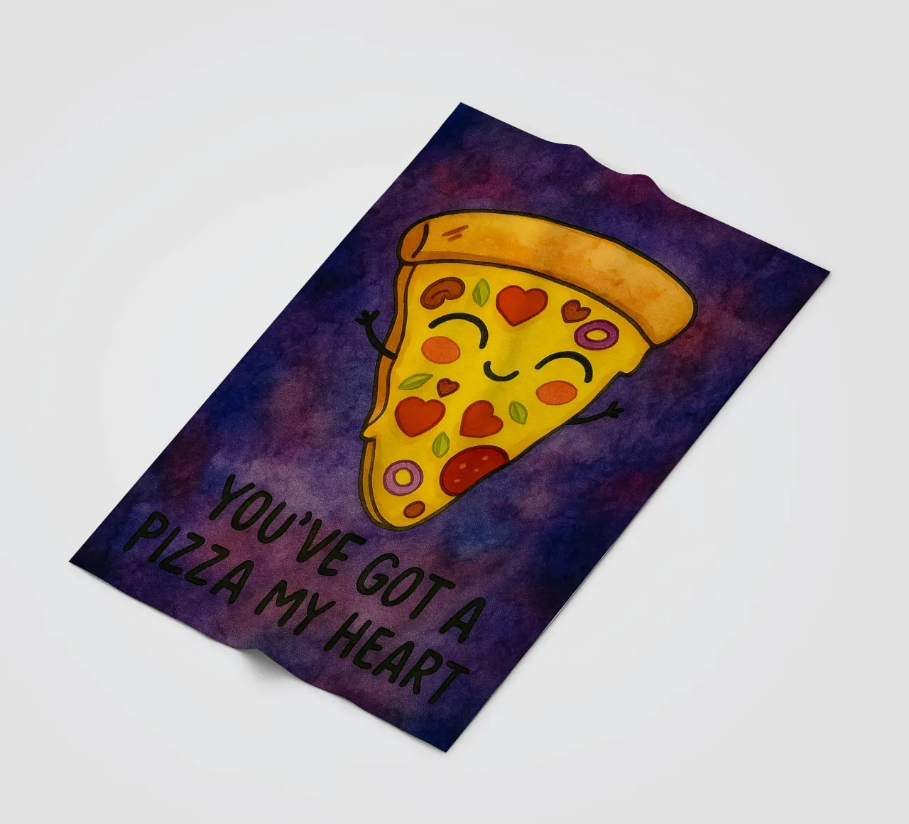 hai una pizza il mio cuore coperta in pile da Mirage