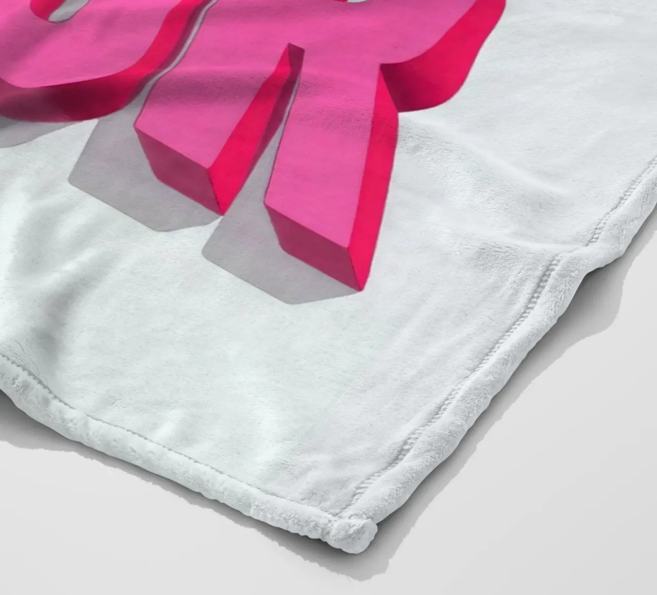 Typo Hello: Bonjour! fleece blanket by QuooodZ by MooodzArt