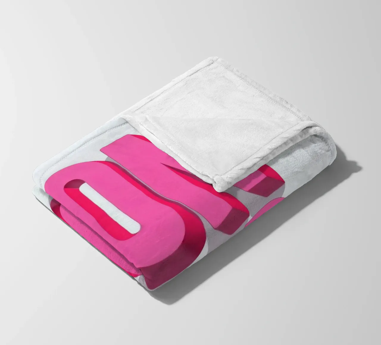 Typo Hello: Bonjour! fleece blanket by QuooodZ by MooodzArt