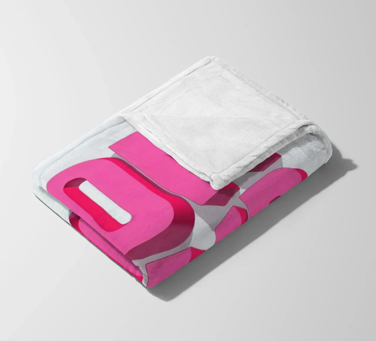Typo Hello: Bonjour! fleece blanket by QuooodZ by MooodzArt