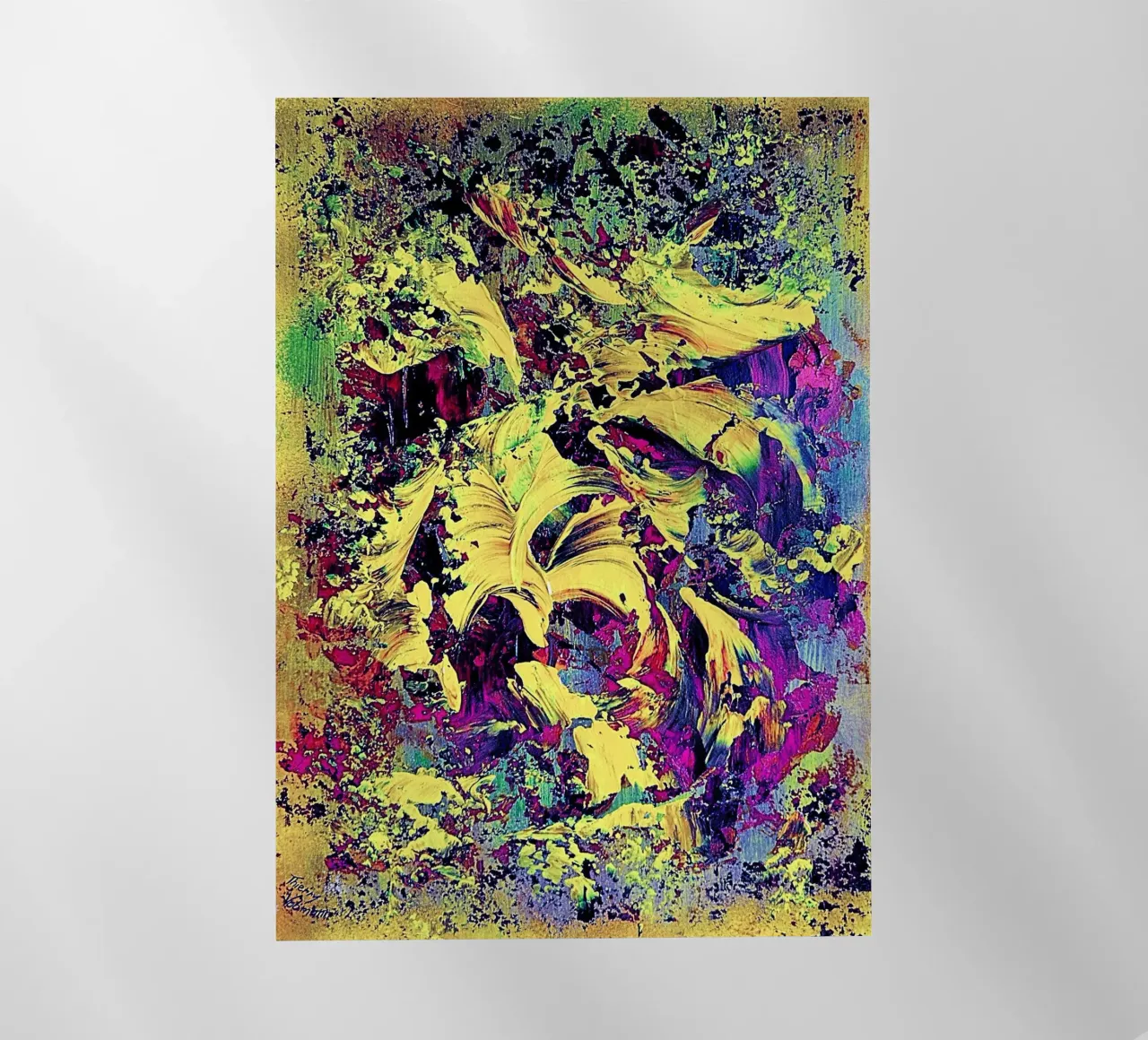 IDEAL GIFT 59 invers backlit film by Thierry Vobmann Abstract painting
