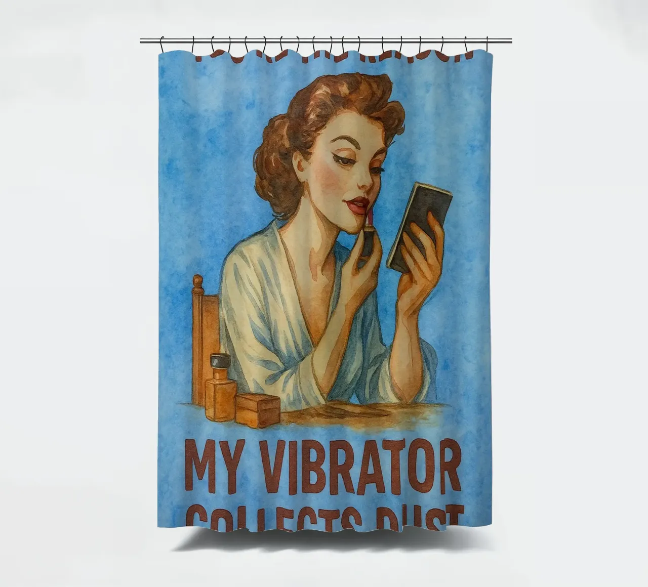 youre the reason shower curtain by Mirage