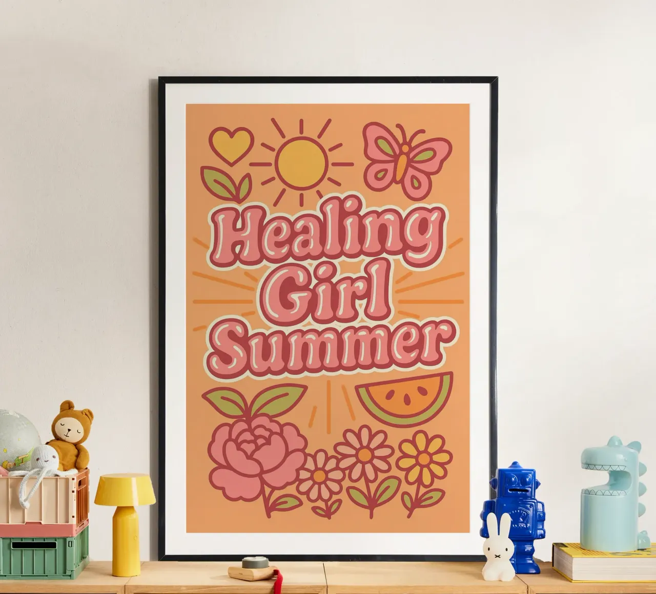 Healing Girl Summer hahnemühle by Marie Rosedale