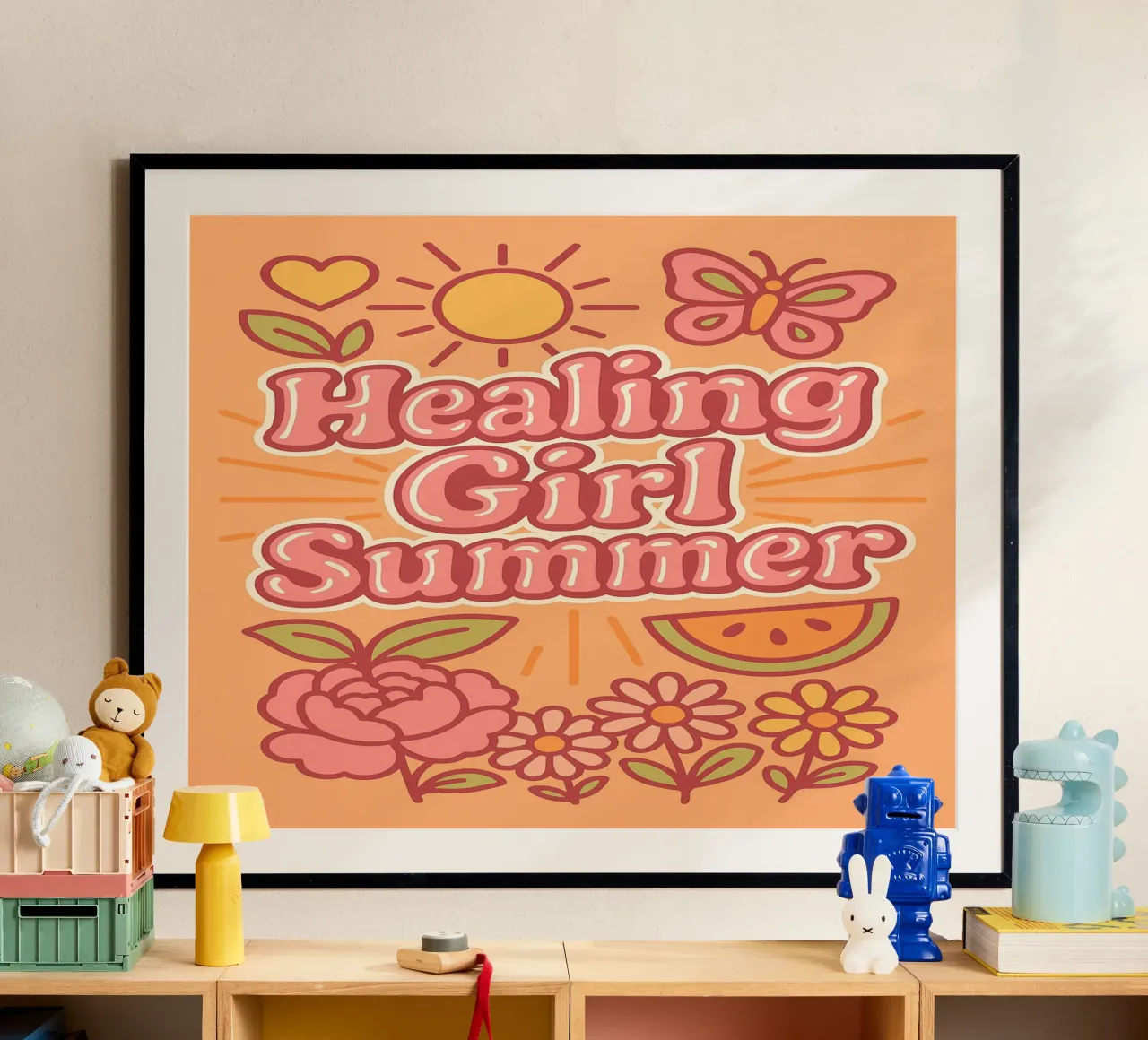 Healing Girl Summer hahnemühle by Marie Rosedale