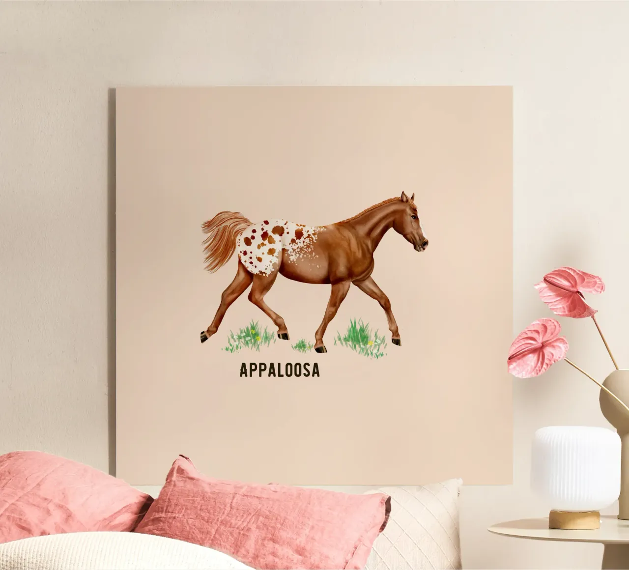 Appaloosa plexiglass da Moonlit Illustrations