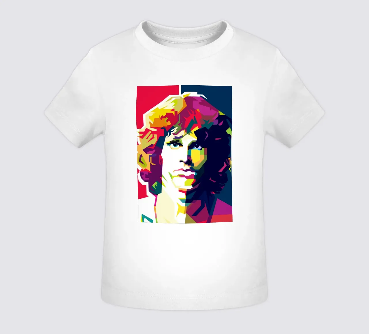 Jim Morrison Arte Rock And Roll Britannica WPAP maglietta neonato da Artkreator