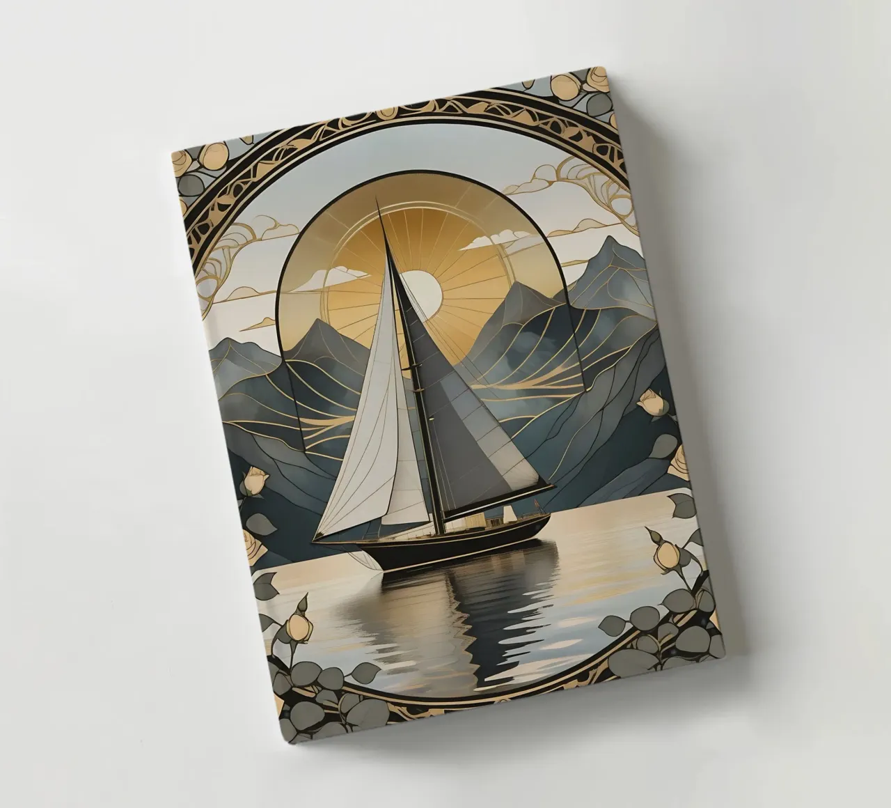 Sailboat_11 notebook by Farb- und Blütenzauber by LK
