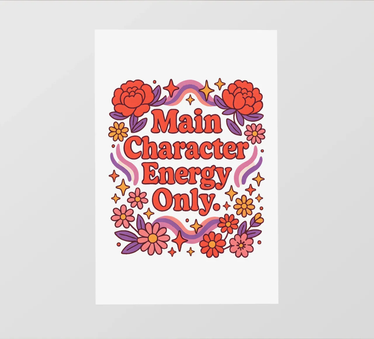 Main Character Energy Only pellicola backlit da Marie Rosedale
