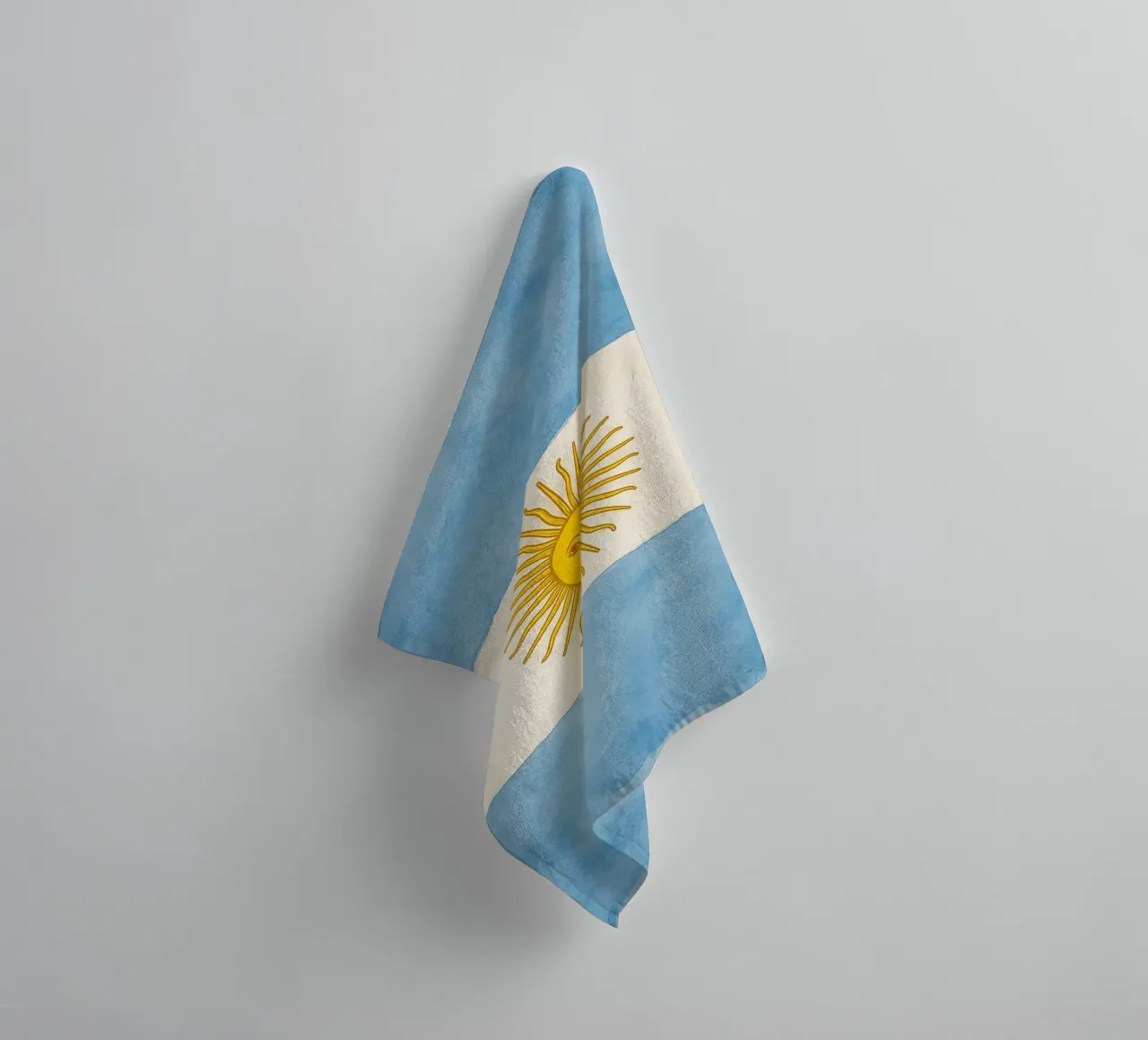 Peinture du drapeau argentin serviette de bain de Kania