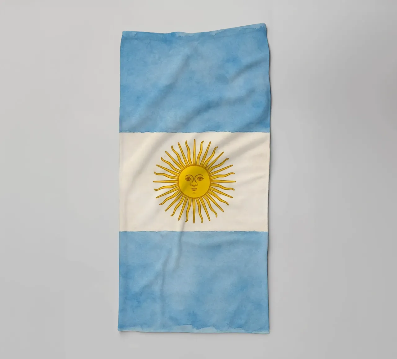 Peinture du drapeau argentin serviette de bain de Kania