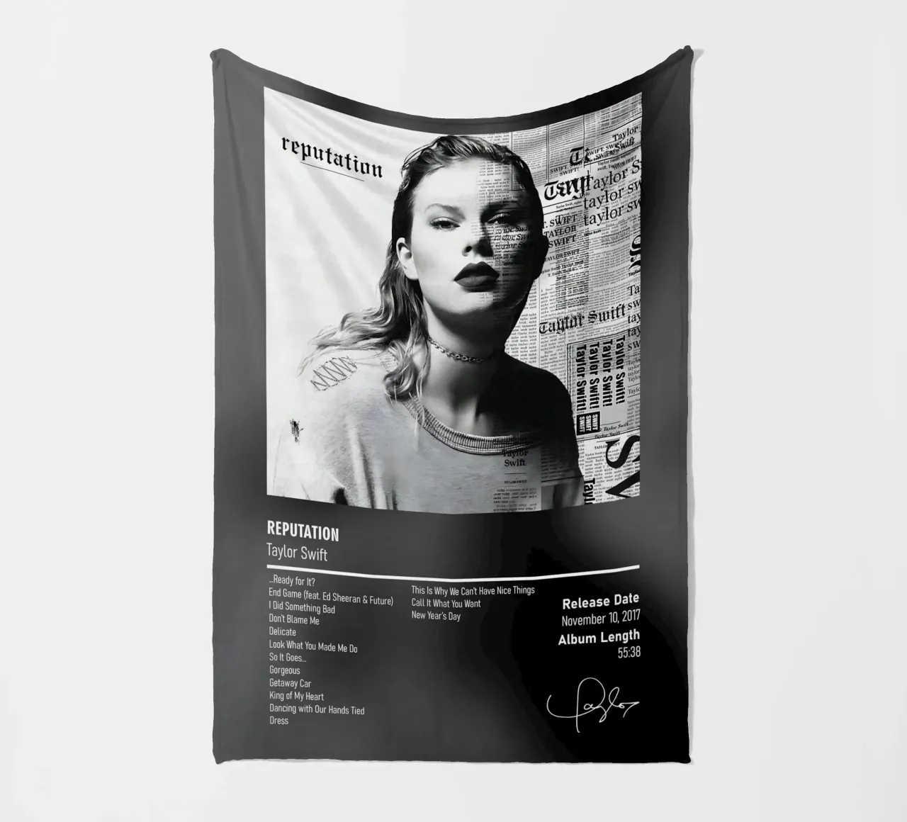 Reputation by Taylor Swift coperta in pile da DGUnder