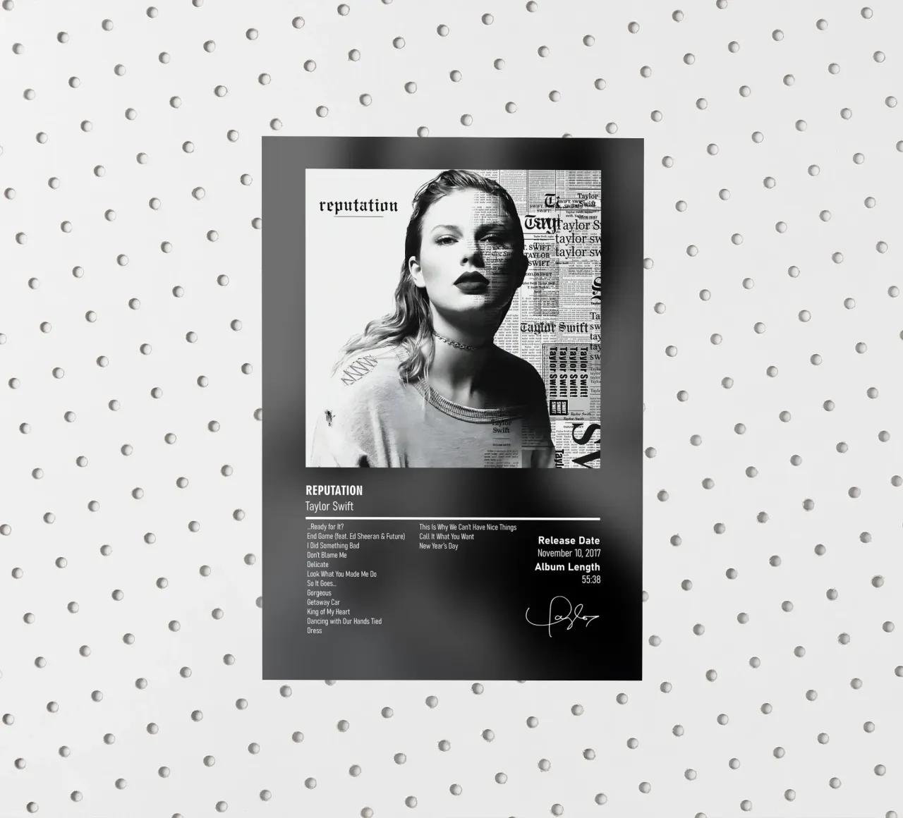 Reputation by Taylor Swift adesivo da DGUnder