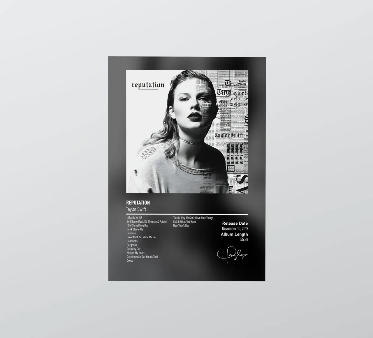 Reputation by Taylor Swift adesivo da DGUnder