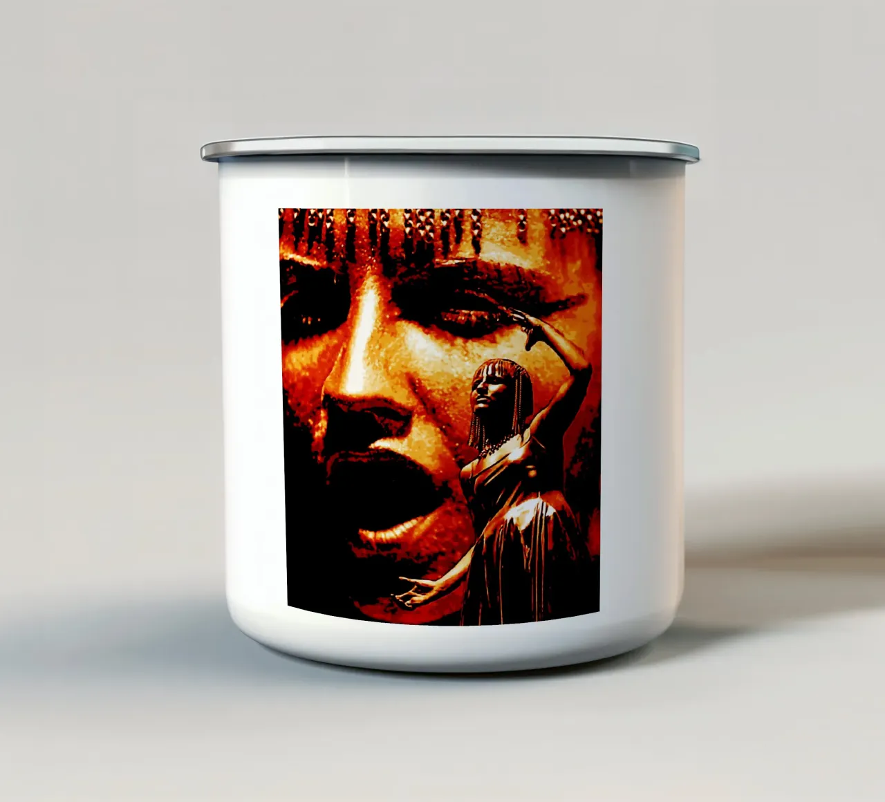 Dolores O'Riordan tazza in smalto da music soul