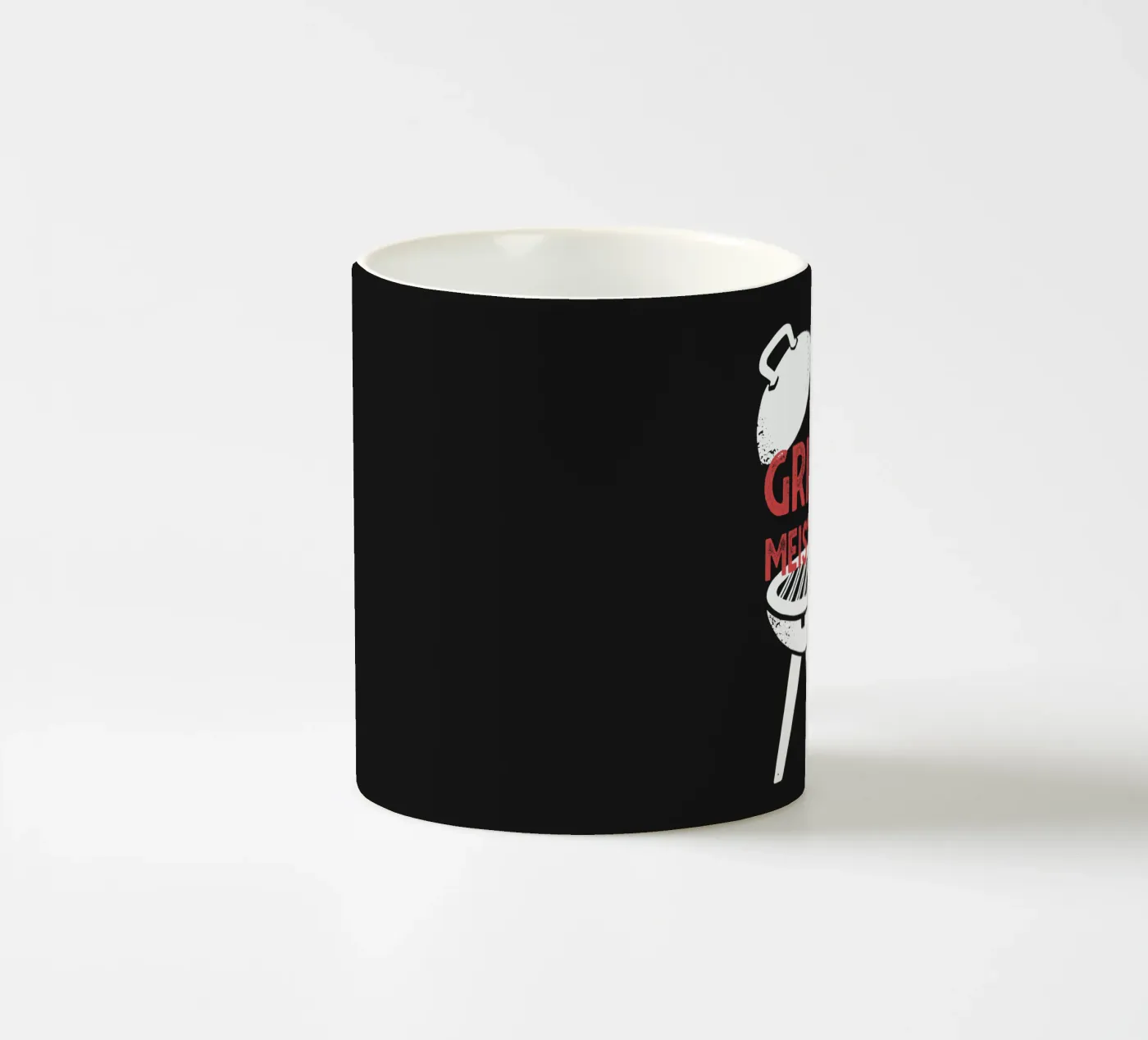 BBQ ceramic mug by Kartenliebe