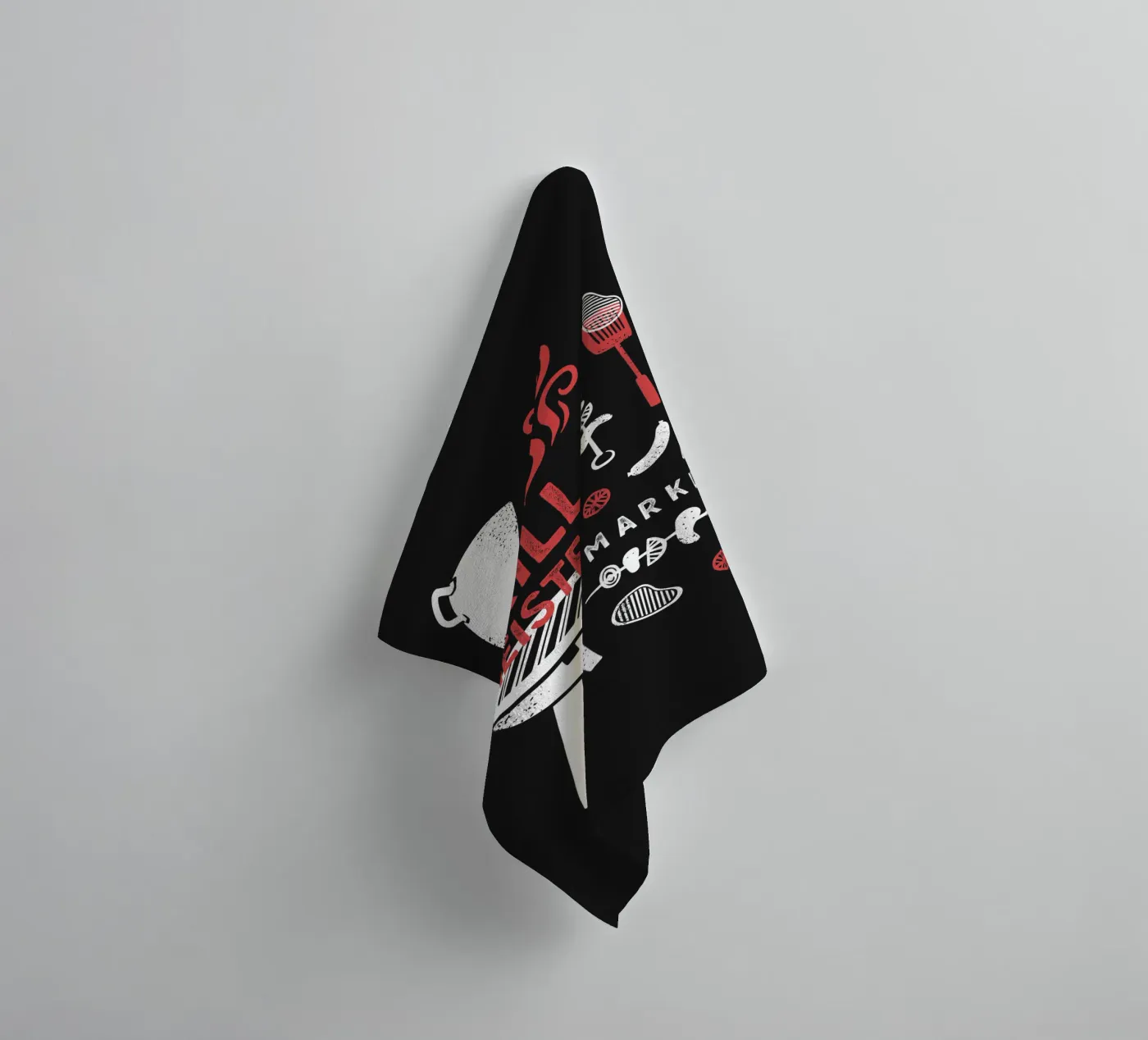 BBQ badhanddoek van Kartenliebe