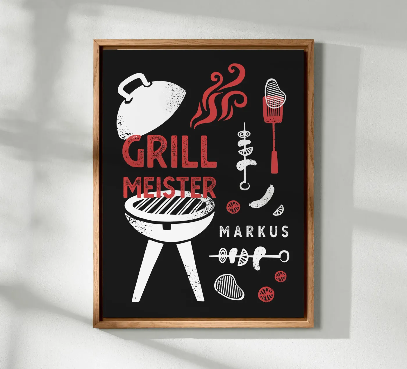 BBQ alluminio dibond da Kartenliebe