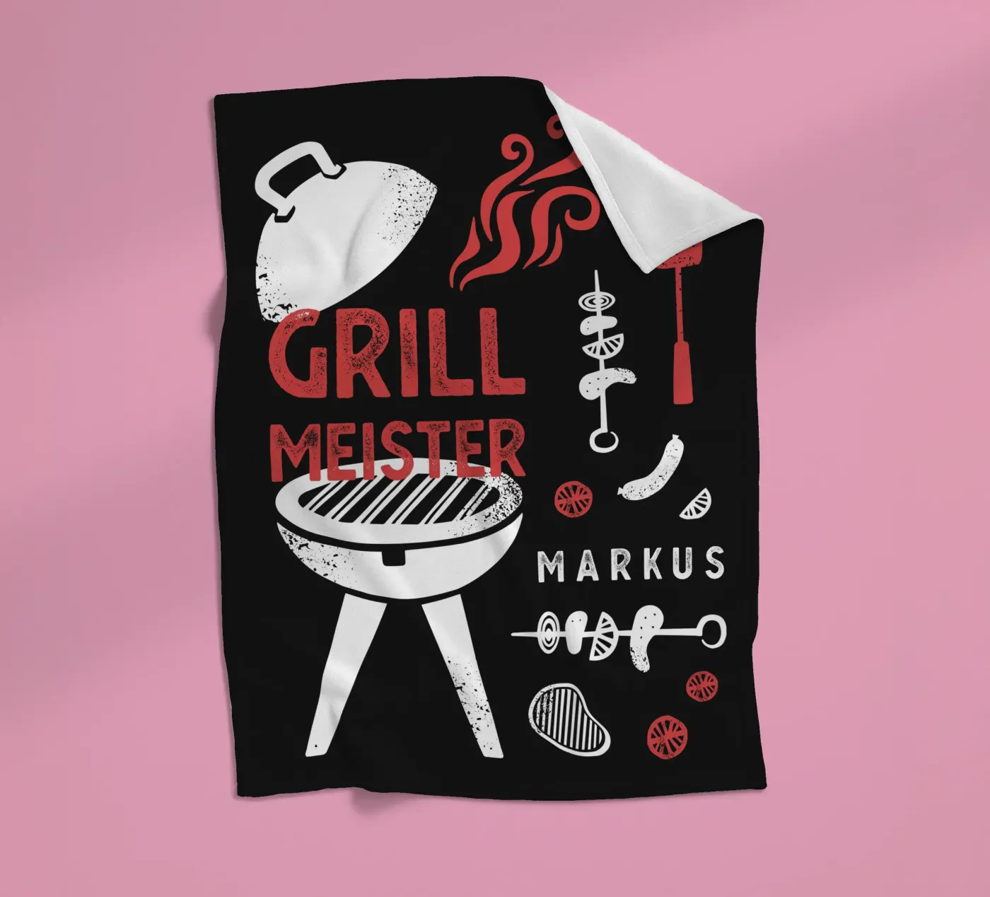 BBQ fleecedeken van Kartenliebe