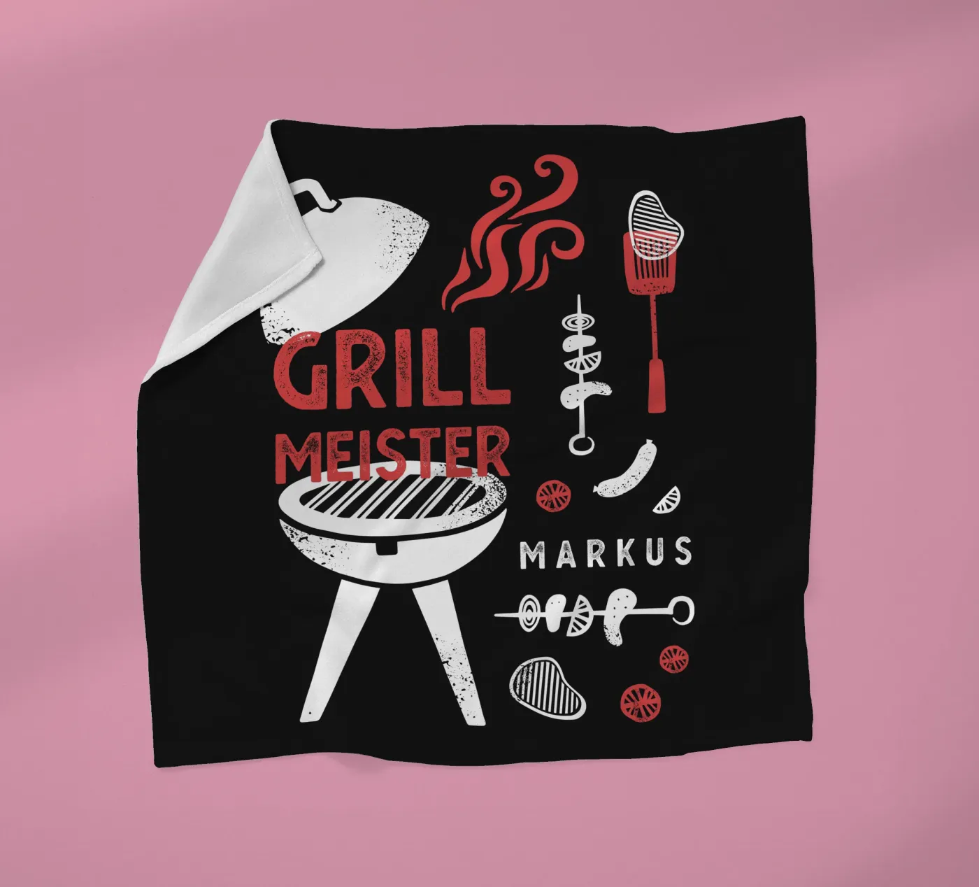 BBQ fleecedeken van Kartenliebe
