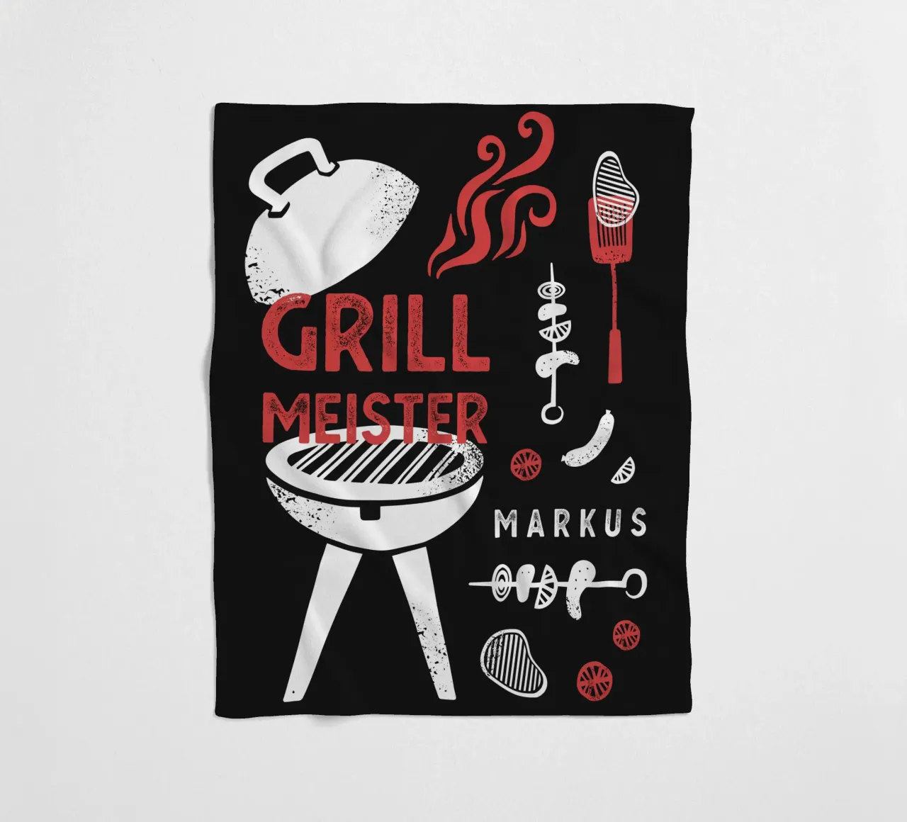 BBQ Fleecedecke von Kartenliebe