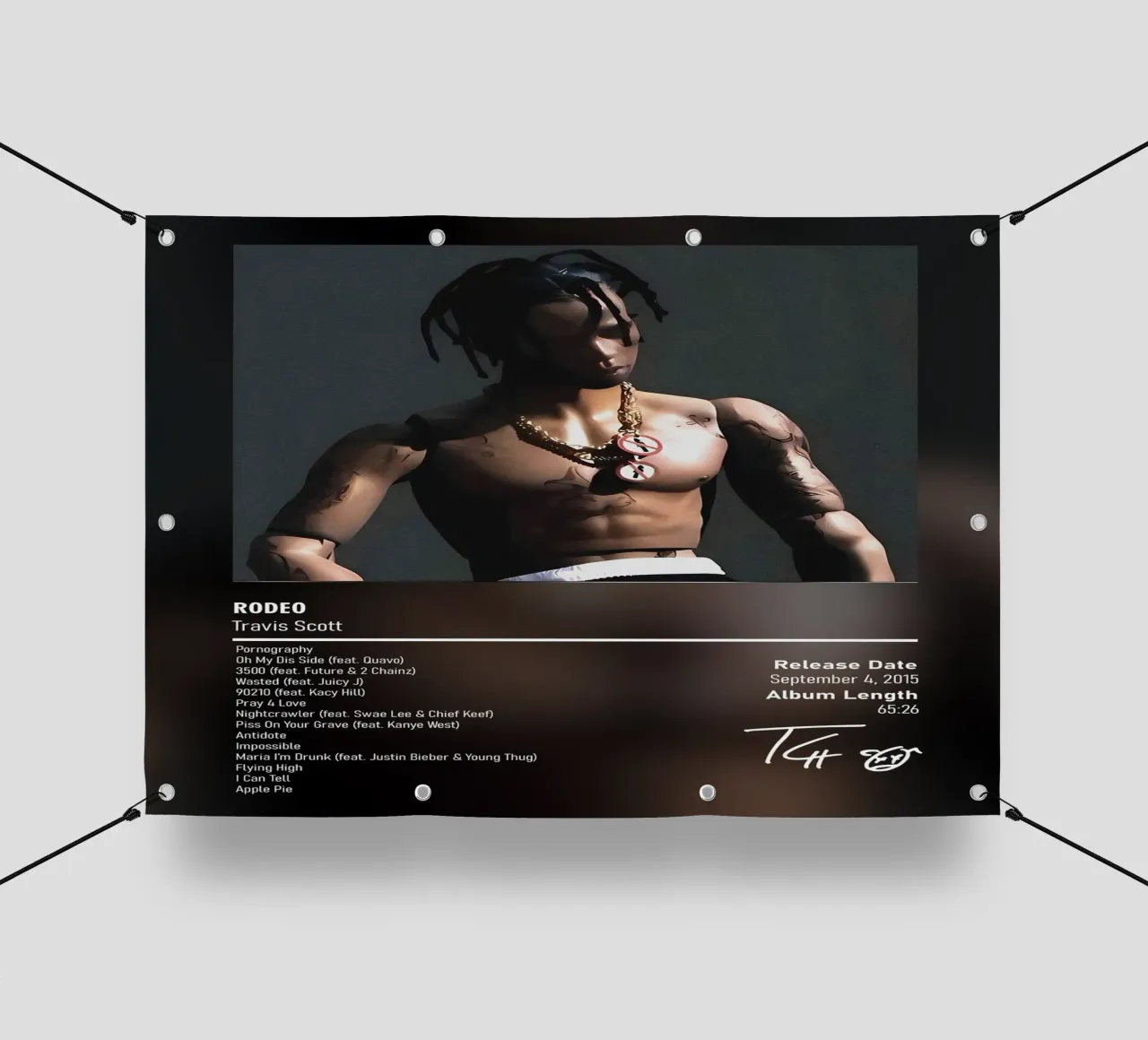 Rodeo (2015) by Travis Scott telo in pvc da DGUnder