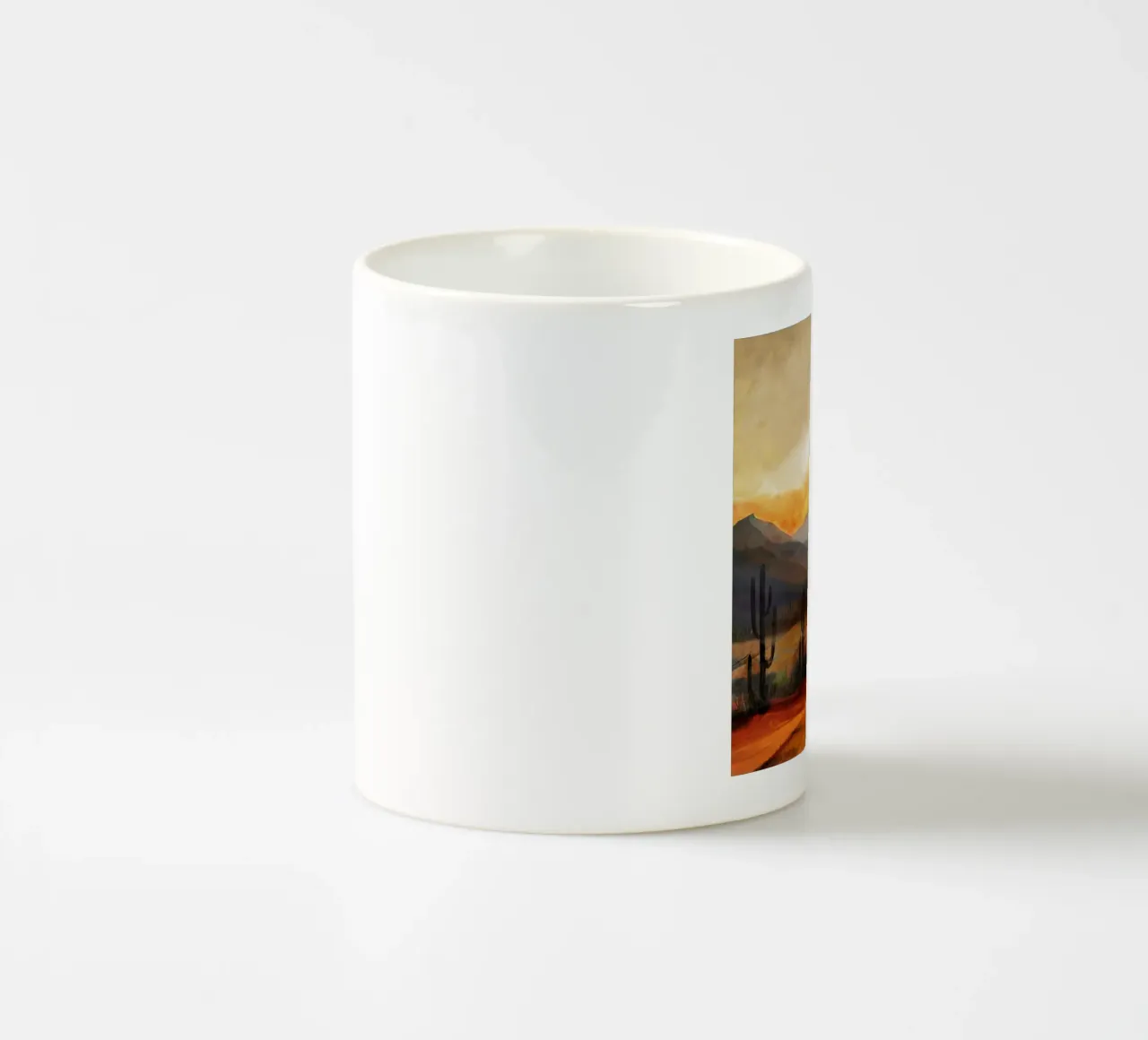 Desert in the Golden Sun Glow tazza in ceramica da Nadjaa