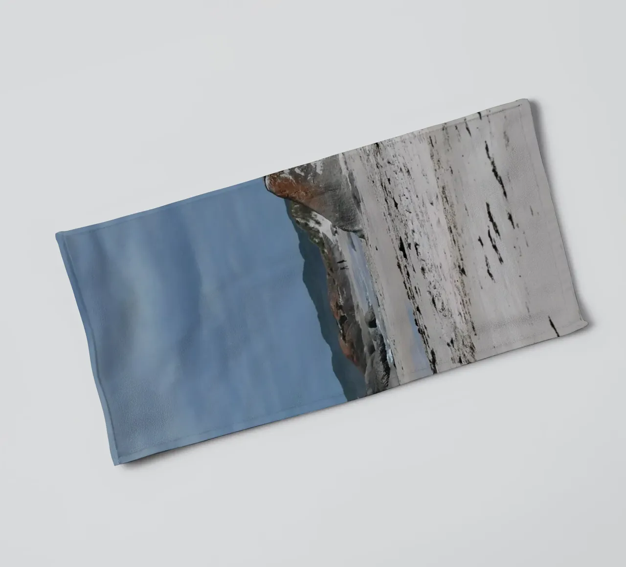 Stormy Skies gather on Remote Australian Shoreline towel by byrieneke