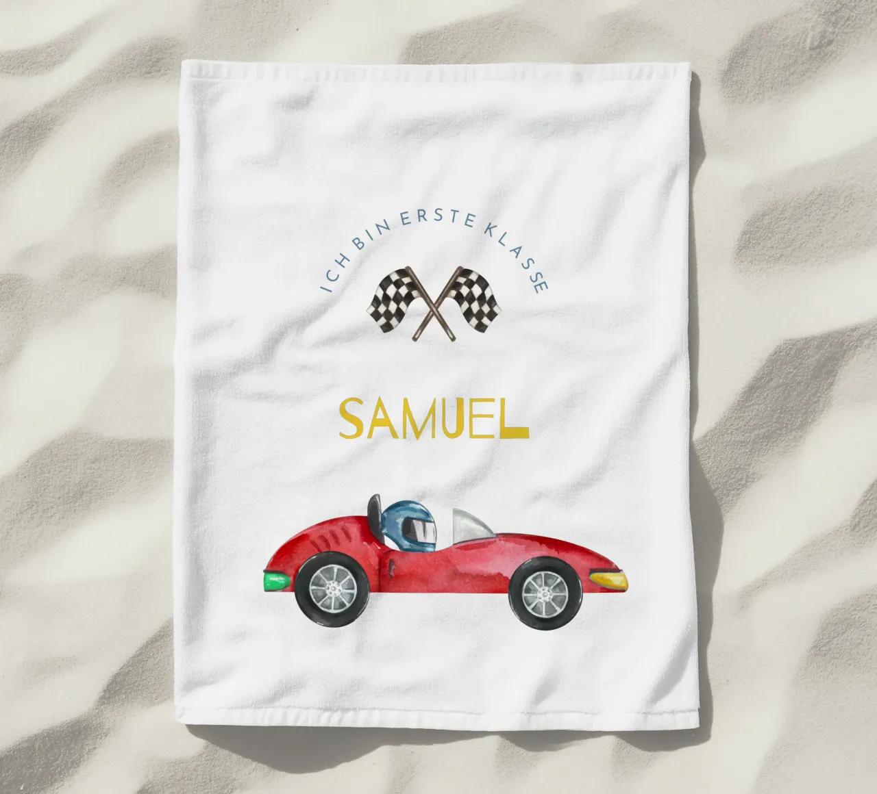 Rennauto telo mare da Kartenliebe