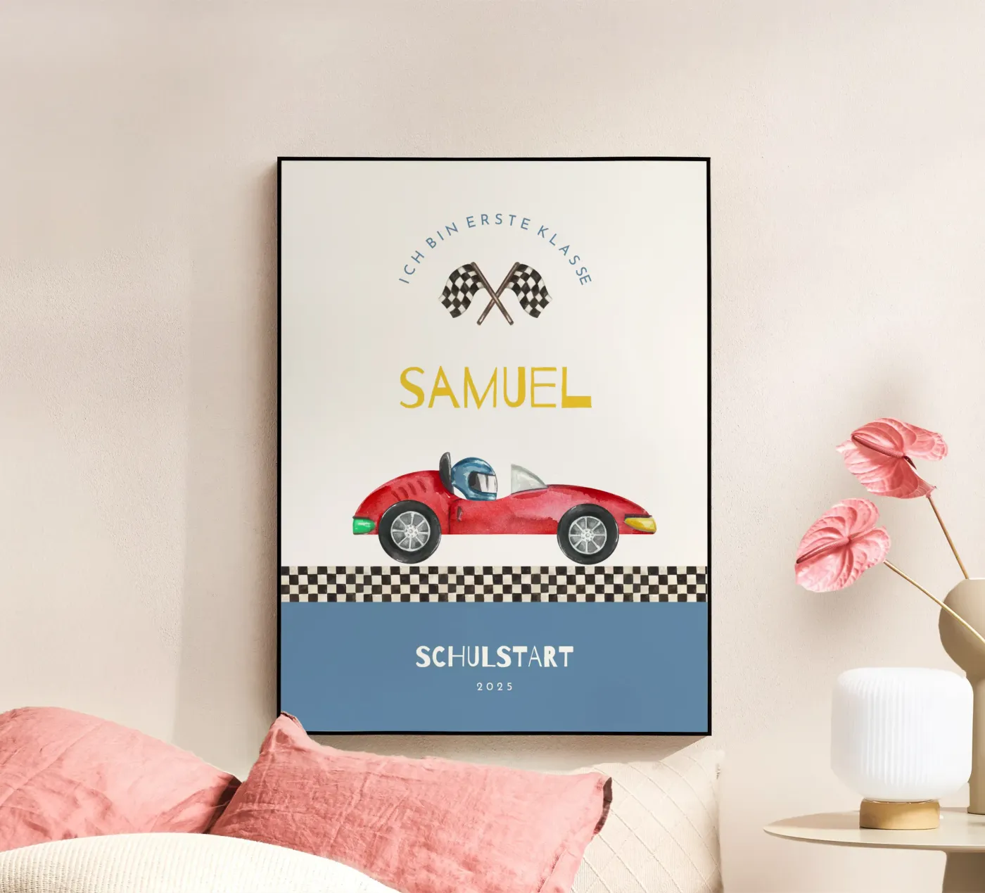 Rennauto plexiglas de Kartenliebe