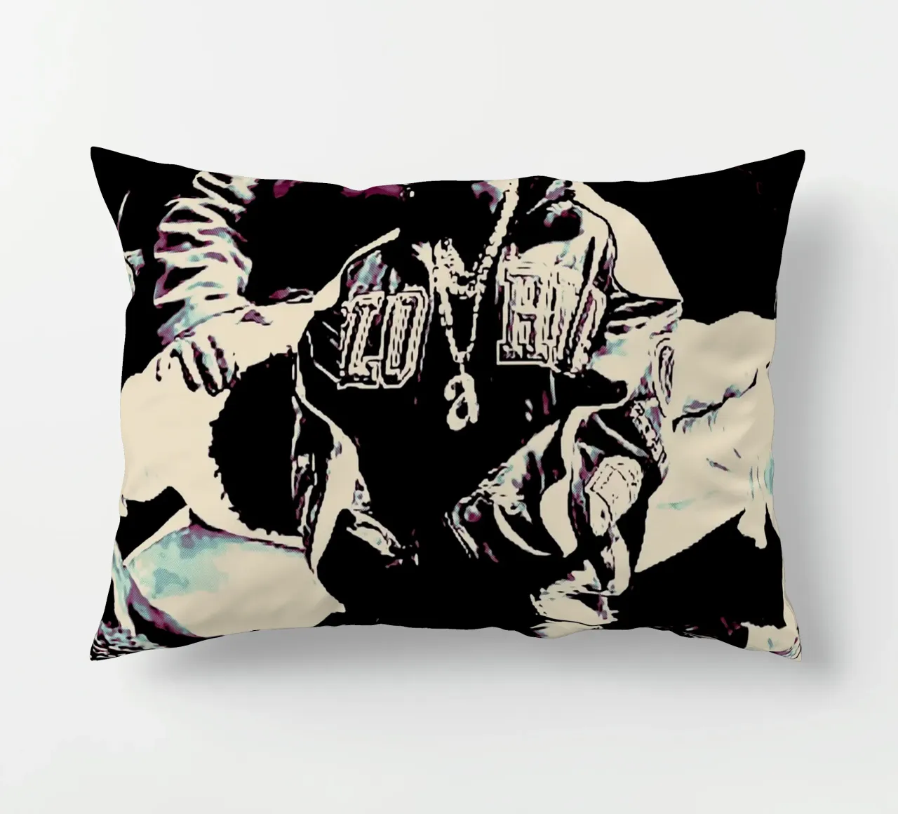 kendrick lamar action decorative cushion by music soul