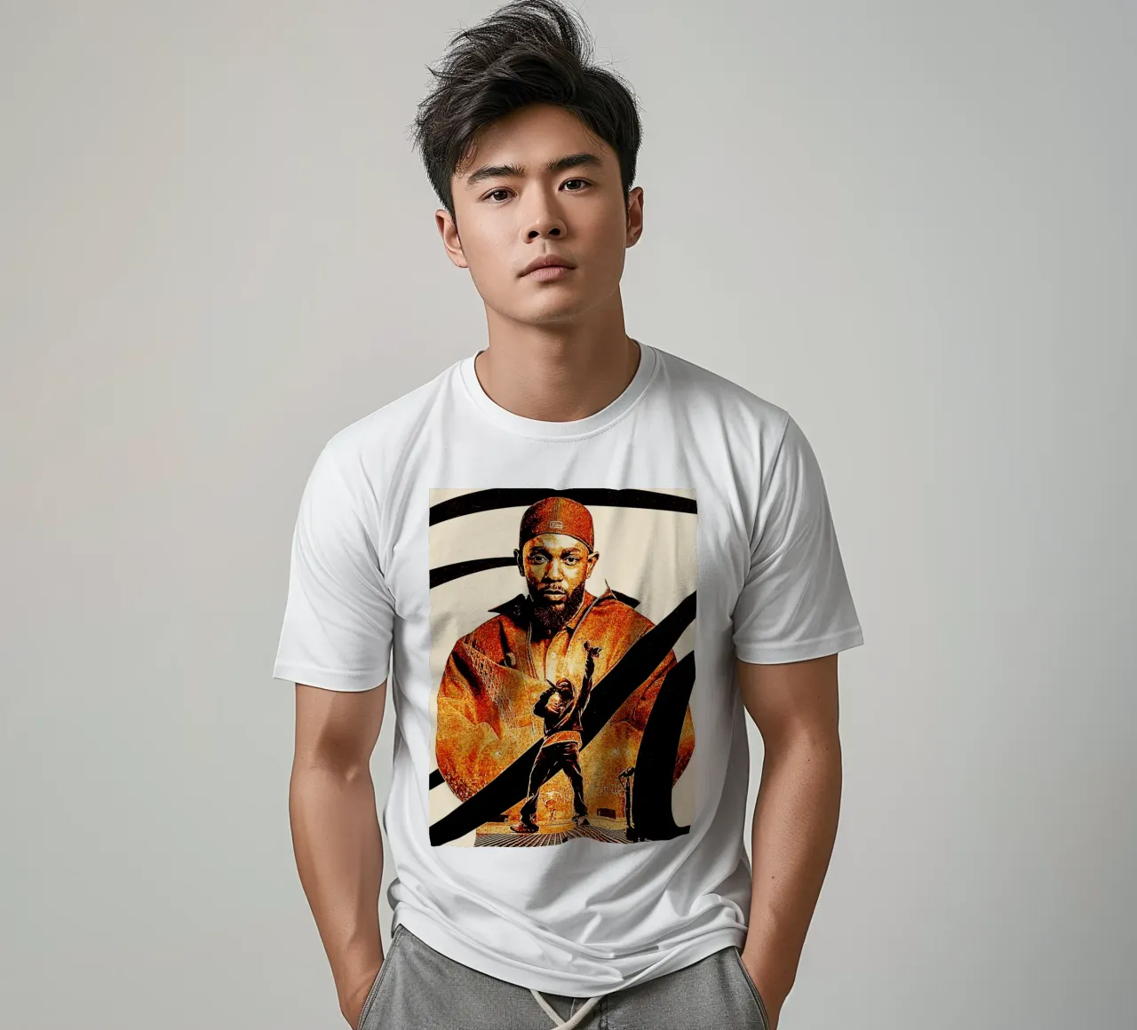 kendrick lamar azione 1 t-shirt da music soul