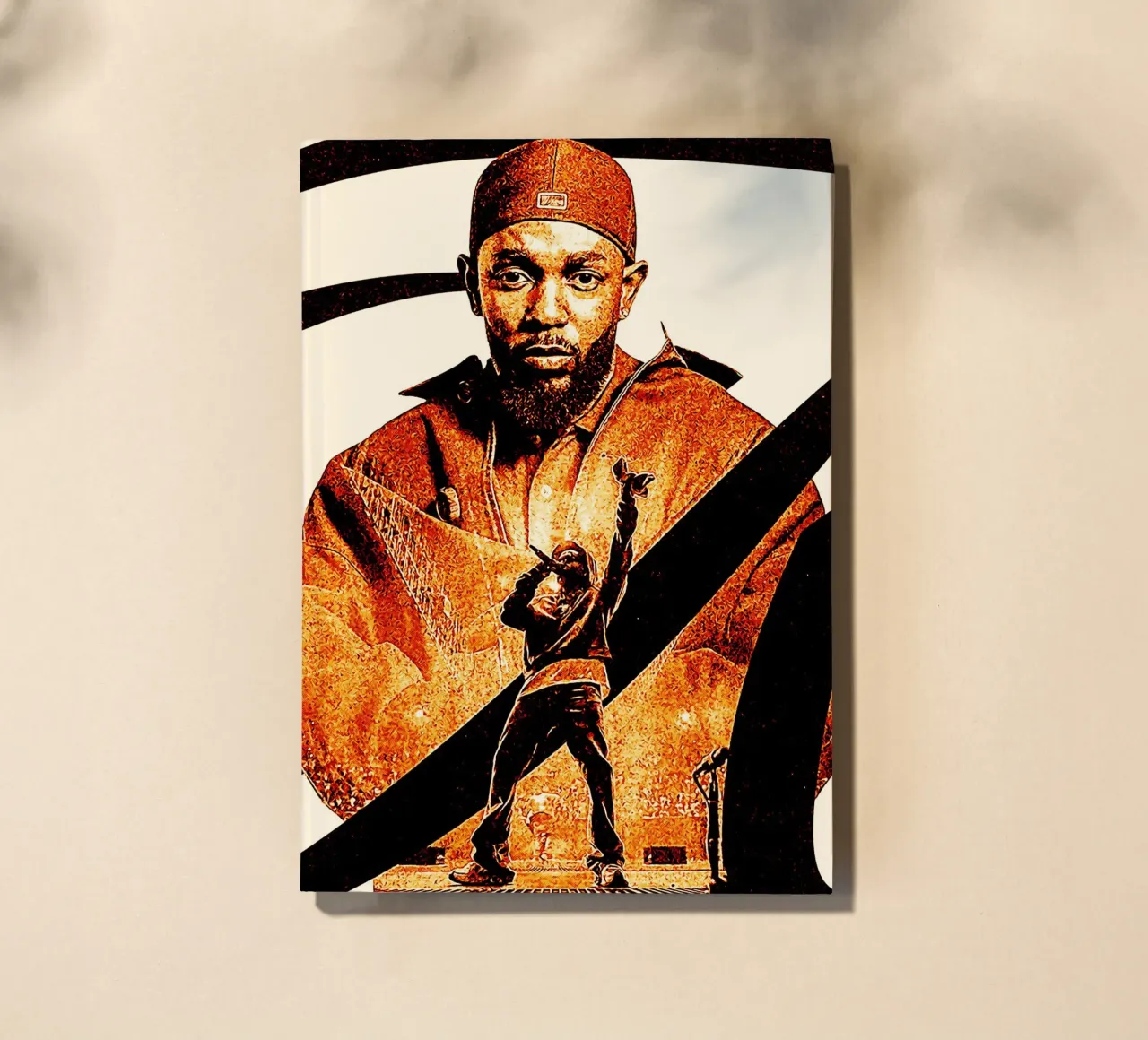 kendrick lamar action 1 notebook by music soul