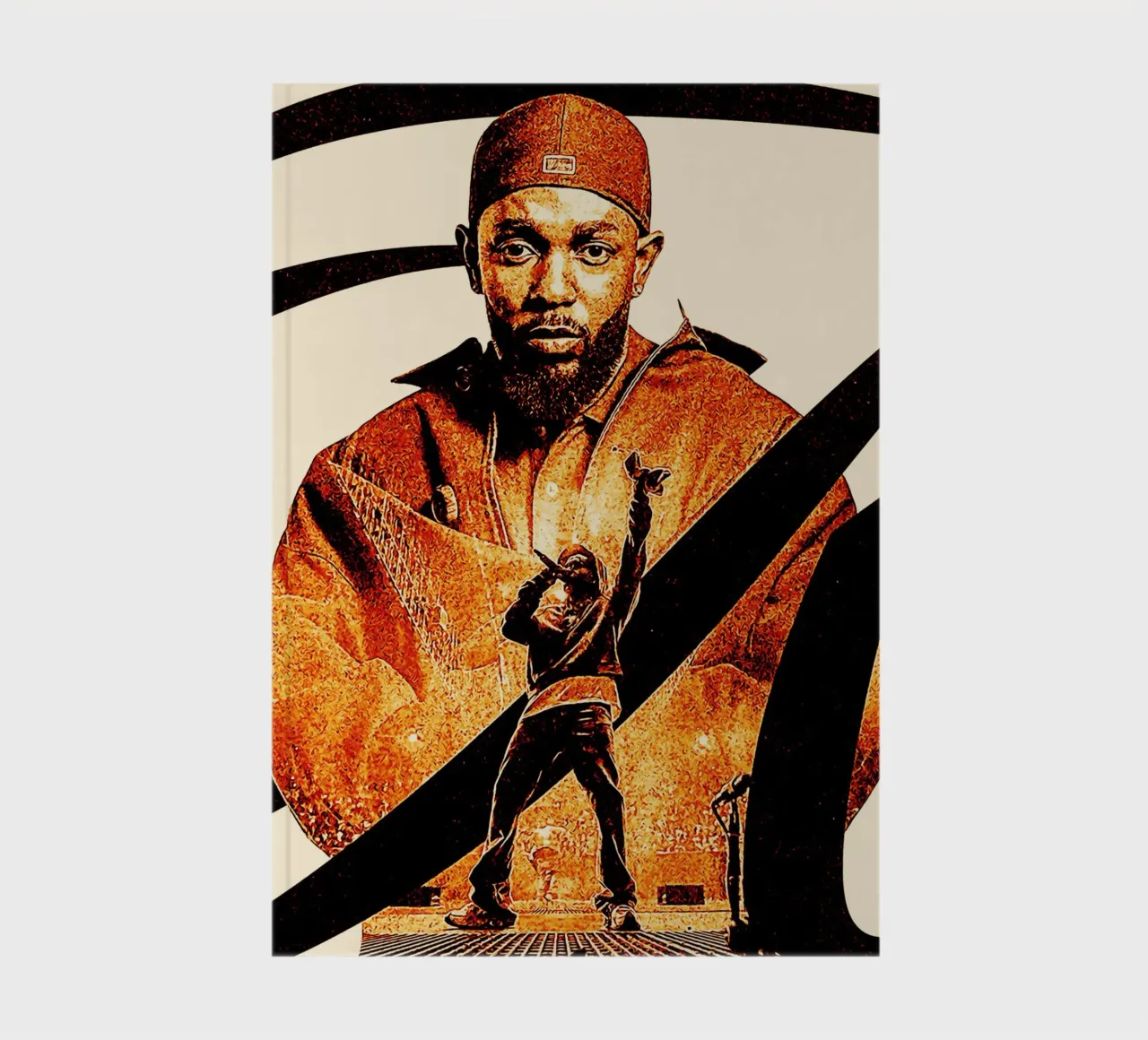 kendrick lamar action 1 notebook by music soul
