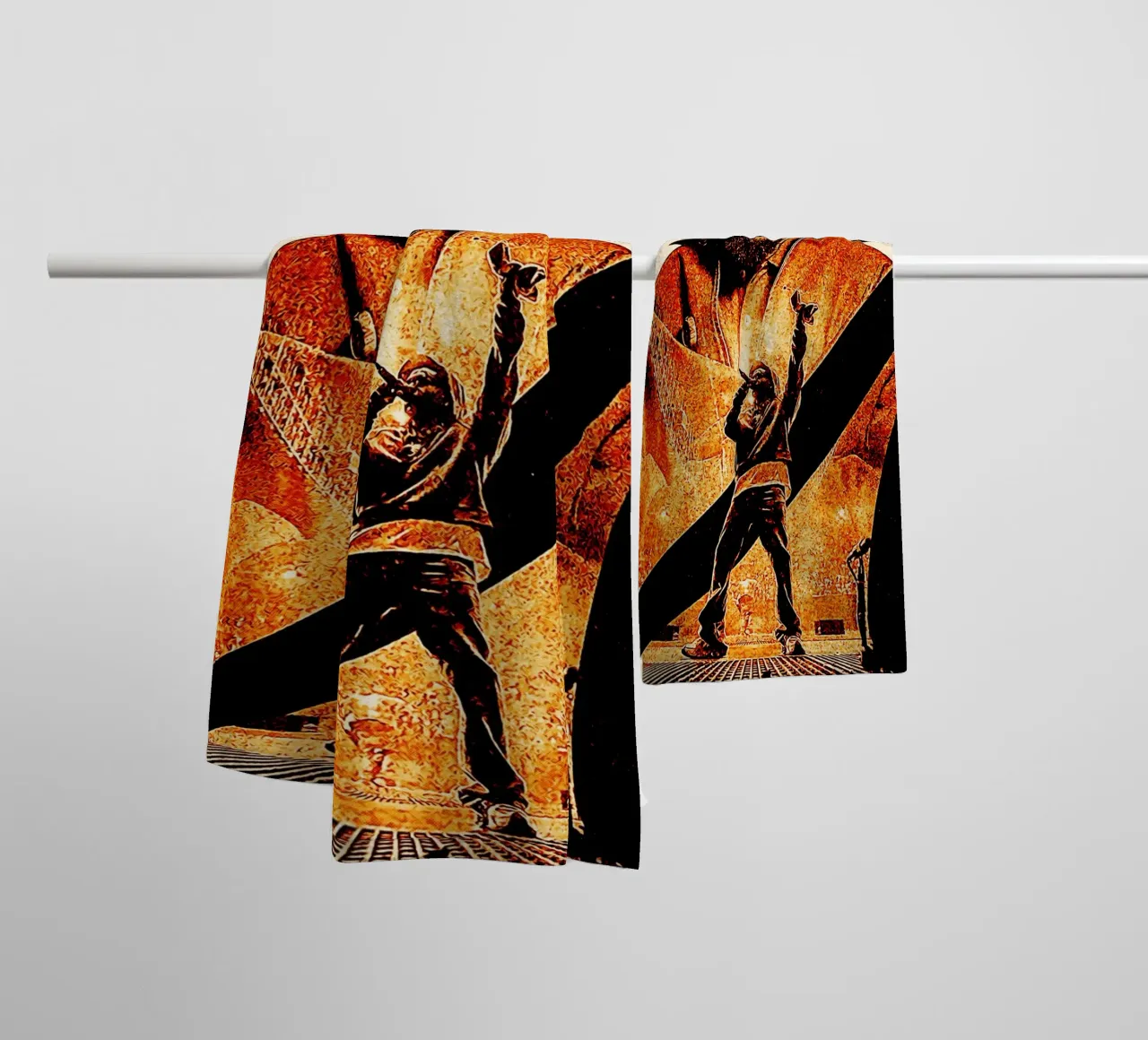 kendrick lamar action 1 towel by music soul