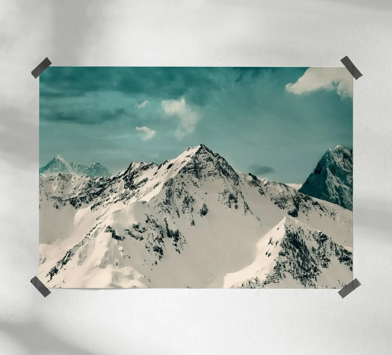 Snow Peak poster by Nadjaa