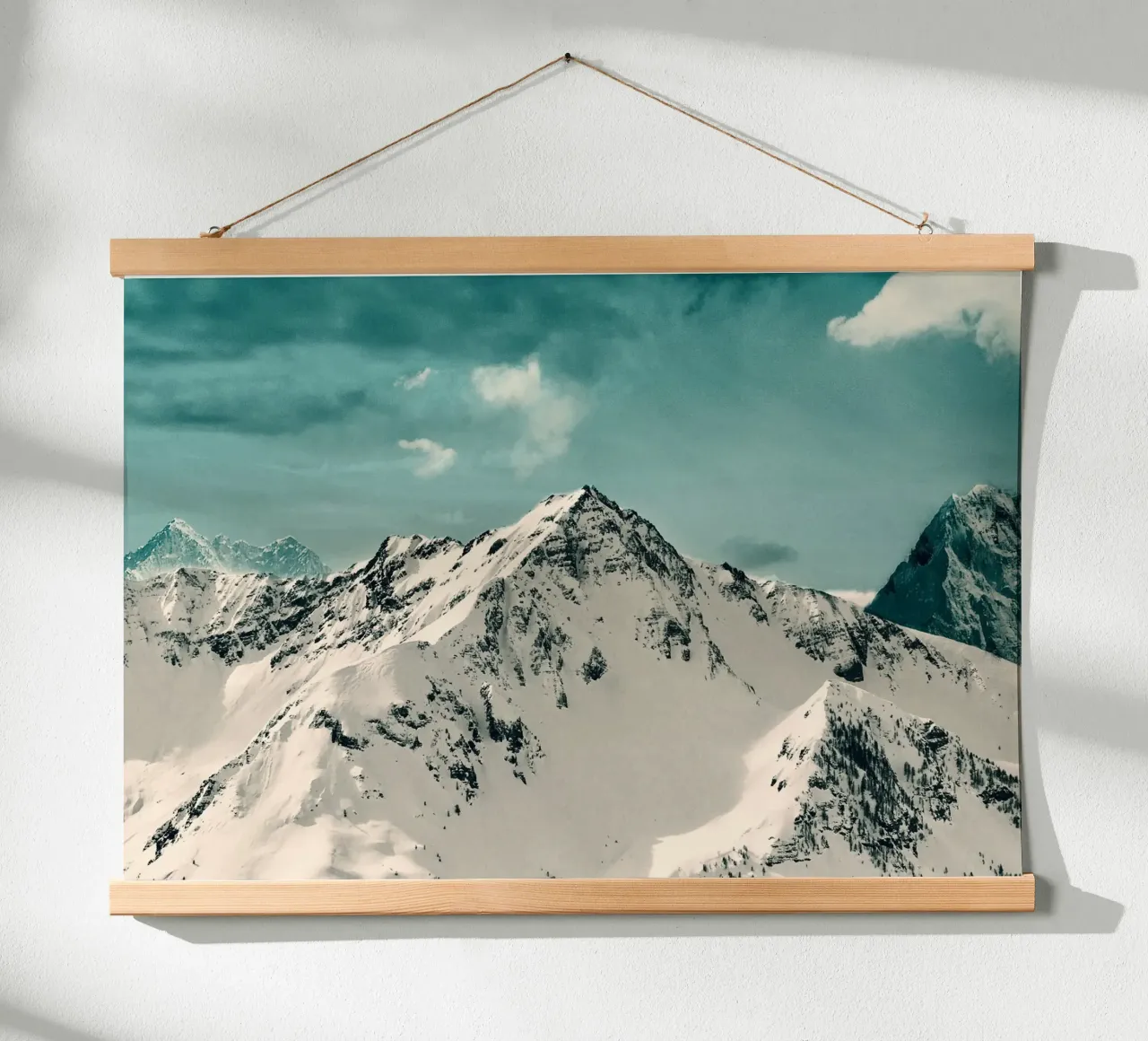 Snow Peak poster by Nadjaa